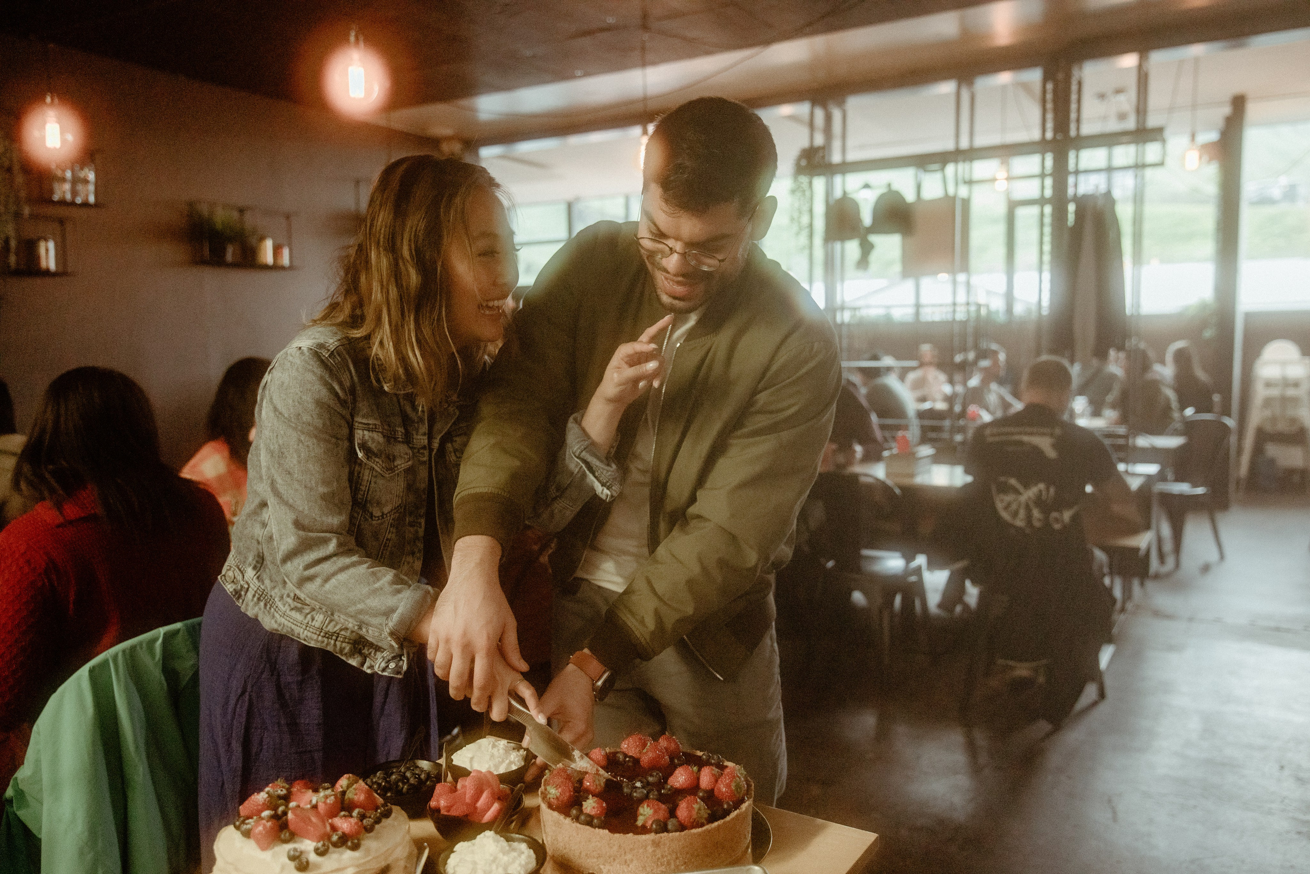 Elopement at Kvernufoss Waterfall. Iceland elopement photographer & videographer