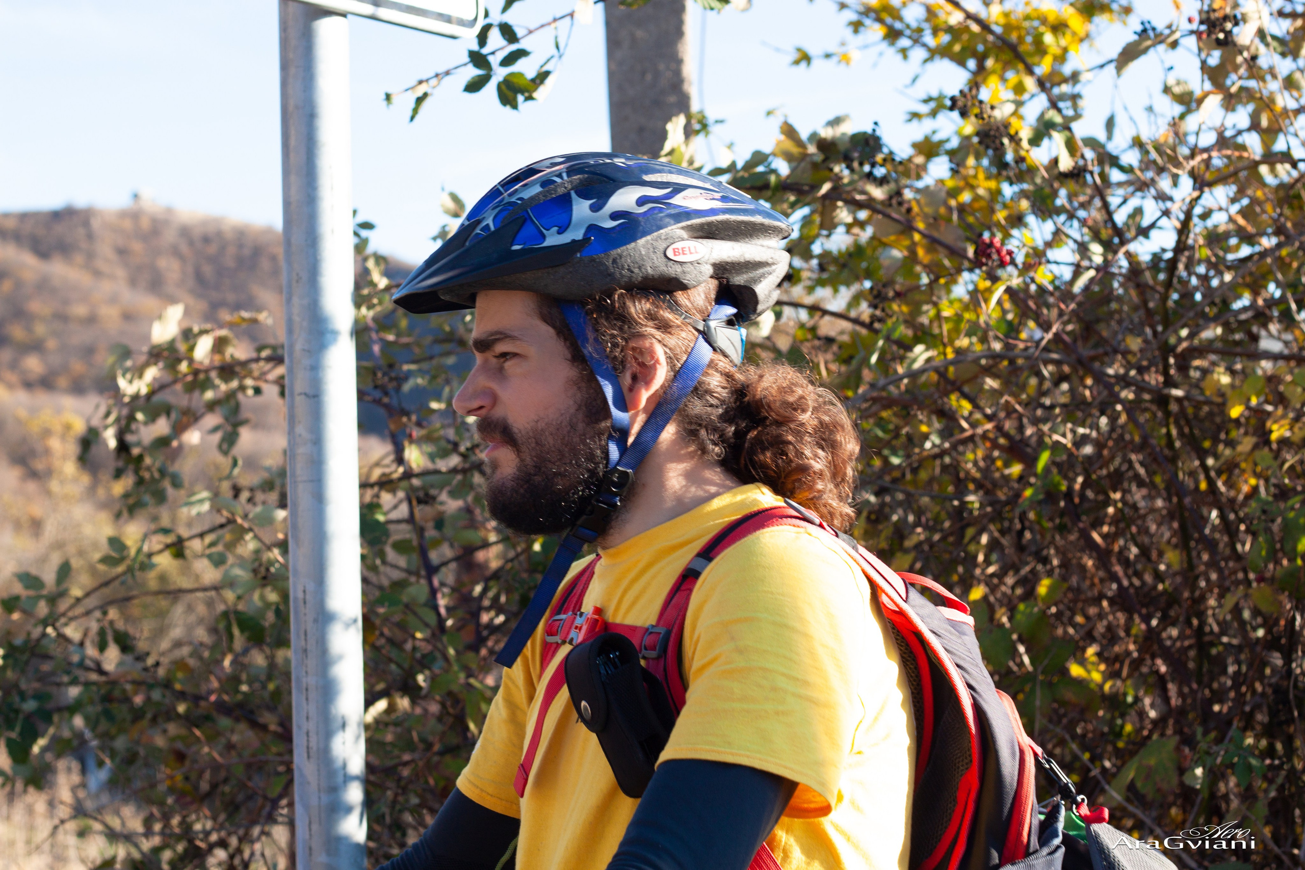 ჰიპოველოს შემოდგომის ველოტური წვერში. FramefreeMan