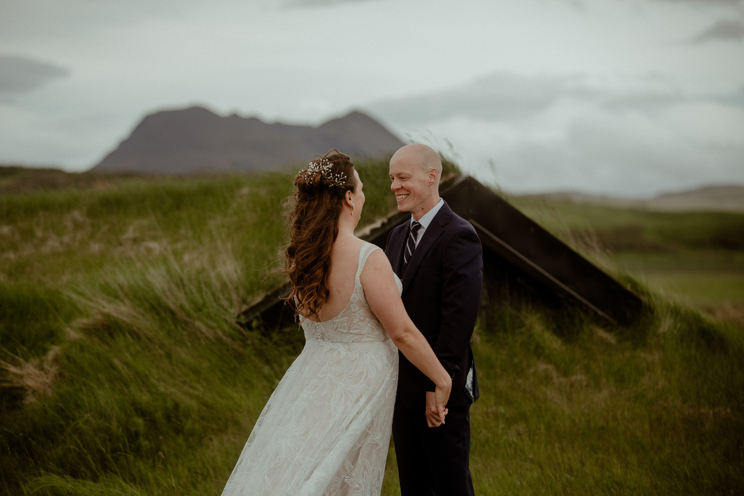 Iceland Elopement at Black Sand Beach. Iceland elopement photographer & videographer