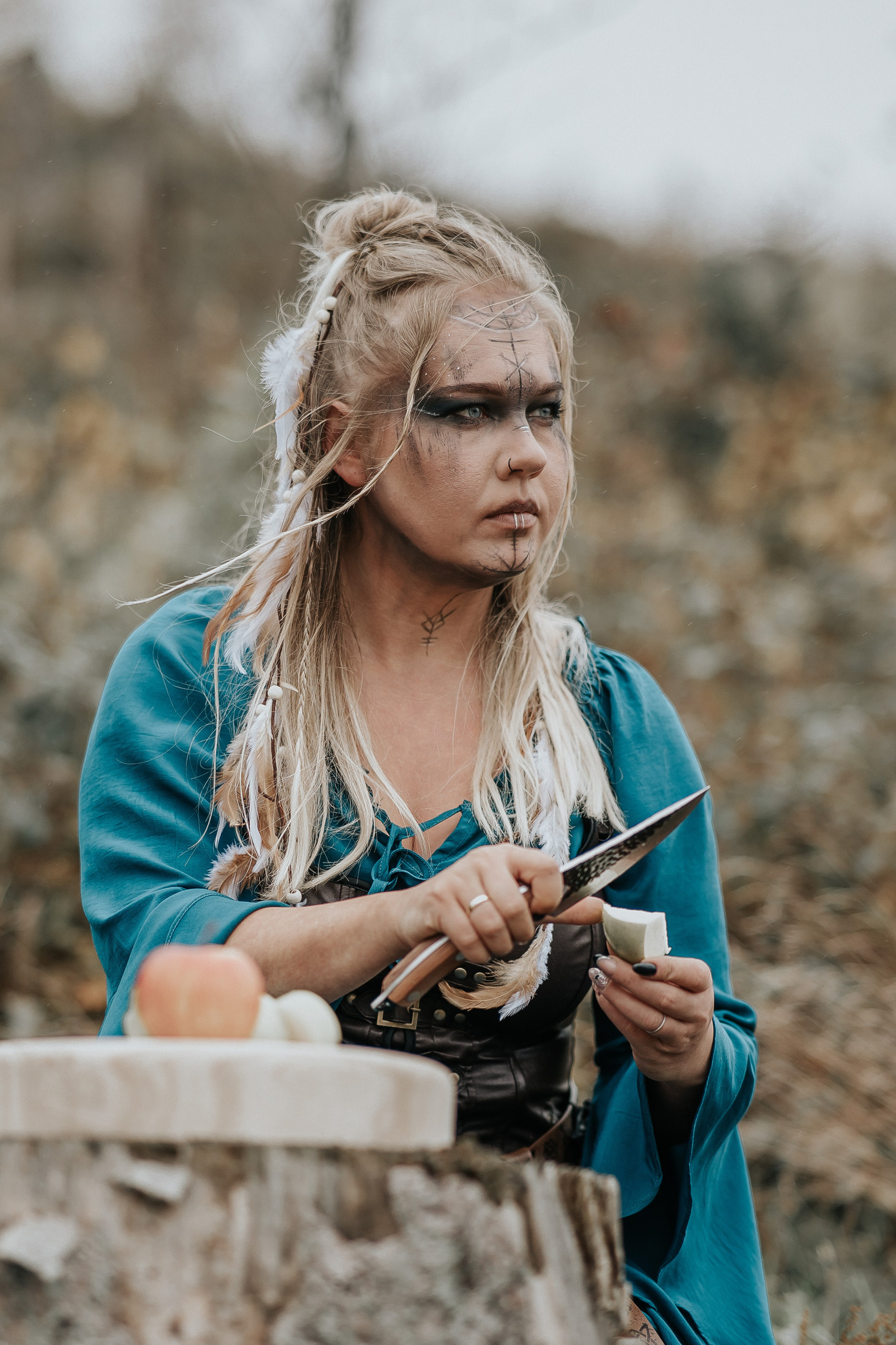 Wikinger-Fotoshooting. Fotograf NRW aus Wickede Ruhr, Milla Kunst
