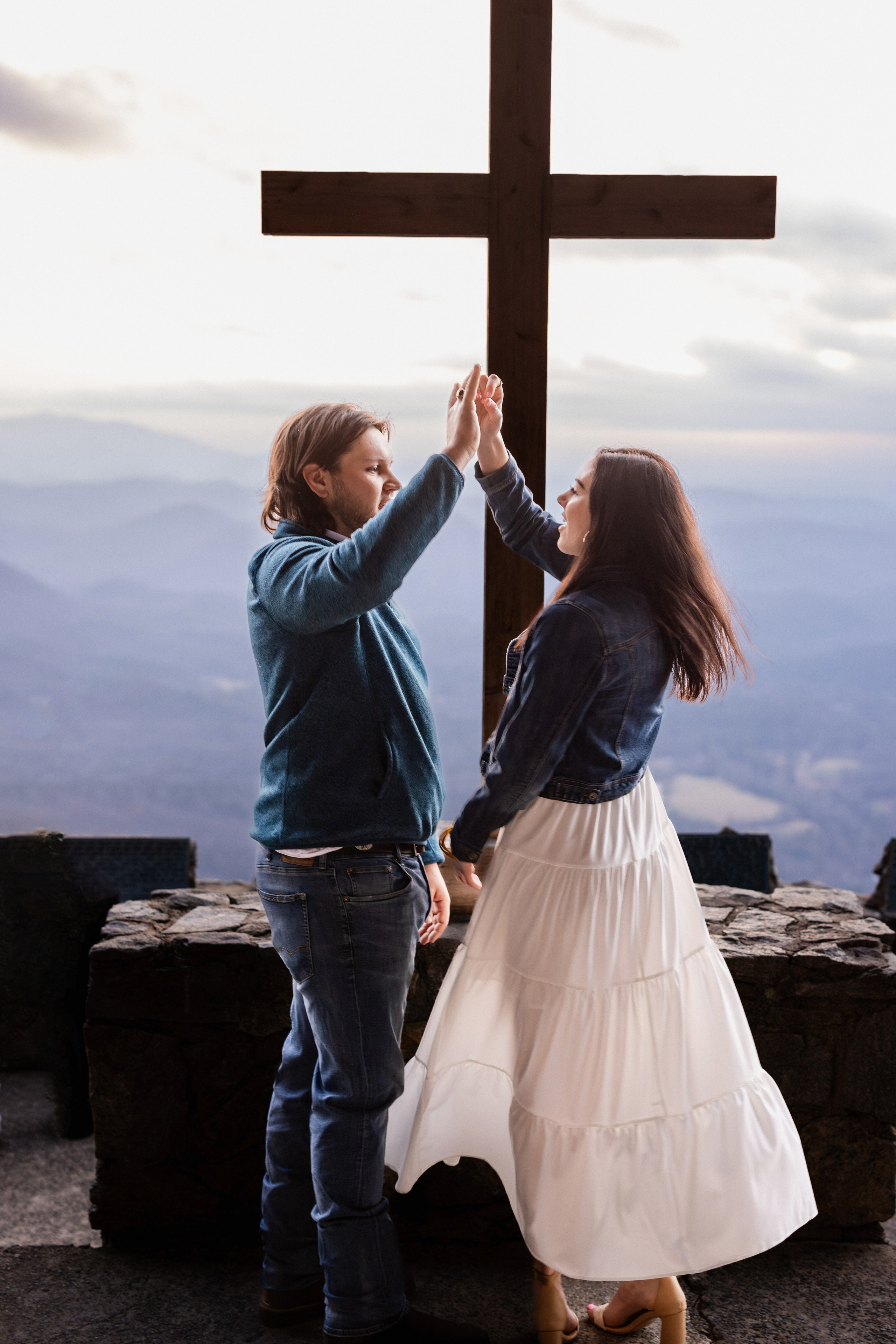 Jacob and Emma’s Engagement at The Pretty Place Chapel. Wedding and portrait photography in Greenville SC