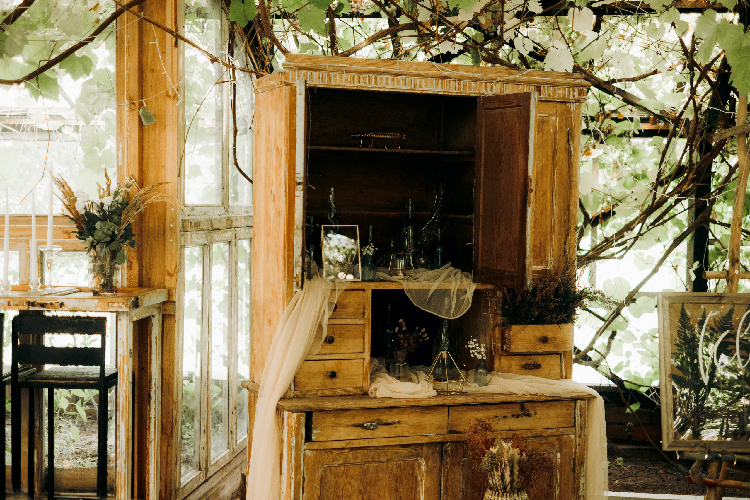 Viesu nams siltumnica deko