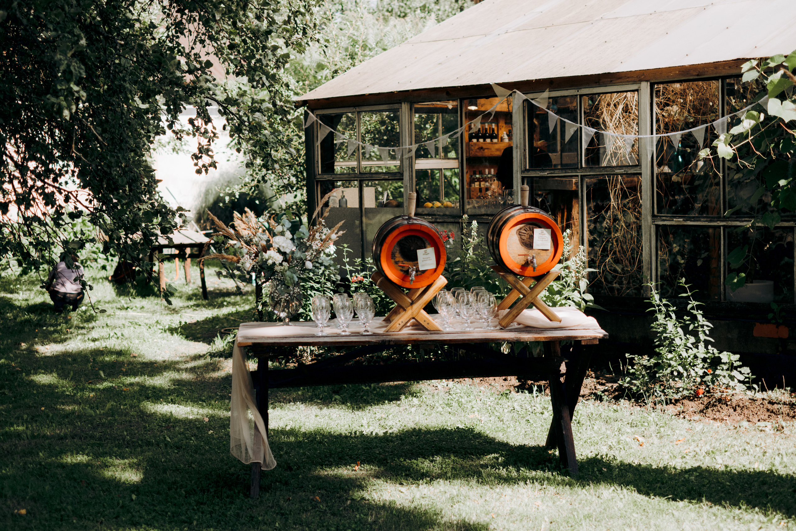 Viesu nams siltumnica deko