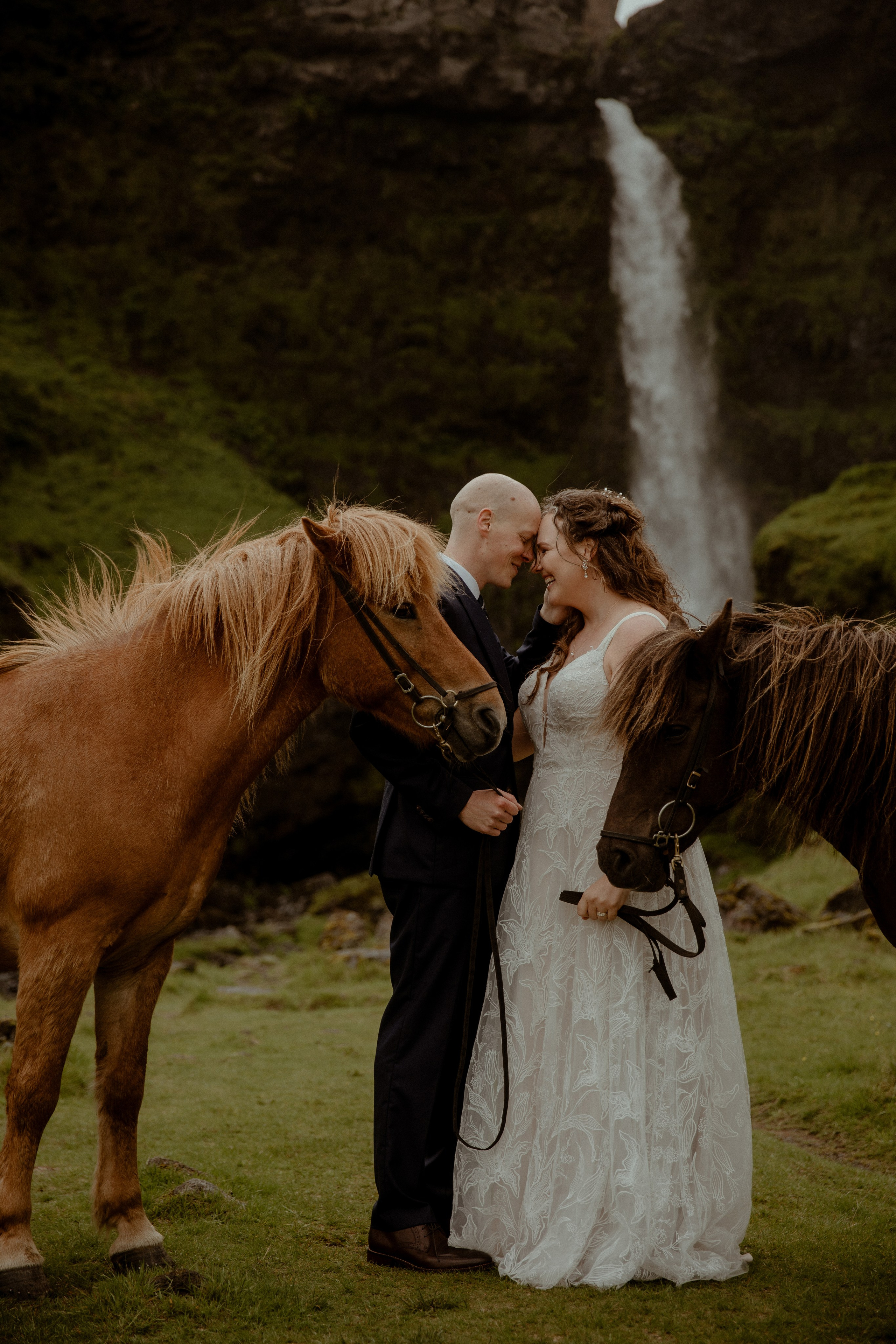 Iceland Elopement at Black Sand Beach. Iceland elopement photographer & videographer