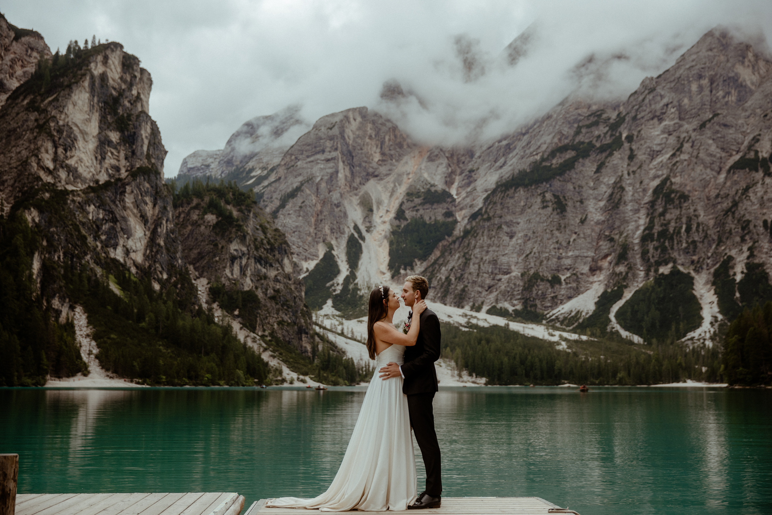 Elopement in the middle of Dolomites. Iceland elopement photographer & videographer