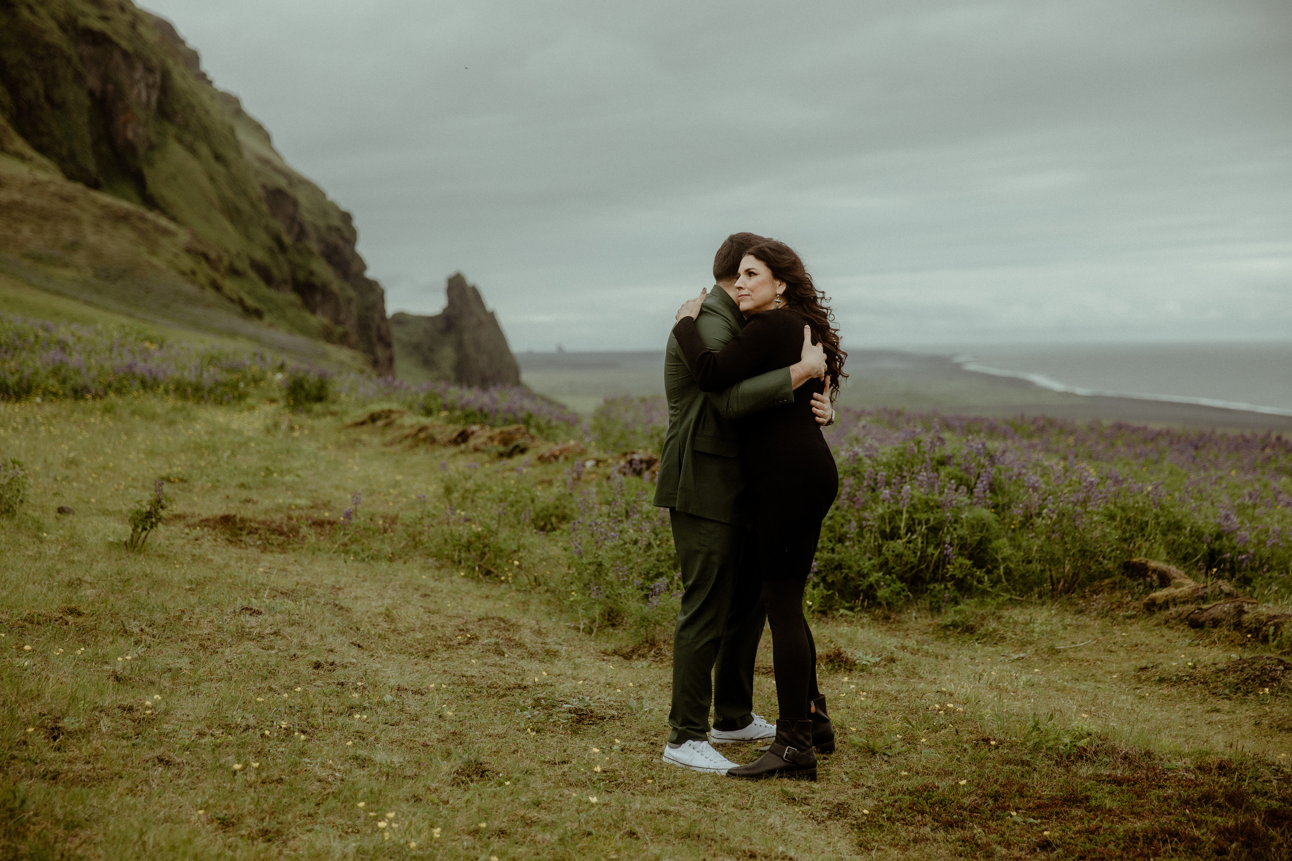 Kvernufoss Waterfall Elopement. Iceland elopement photographer & videographer
