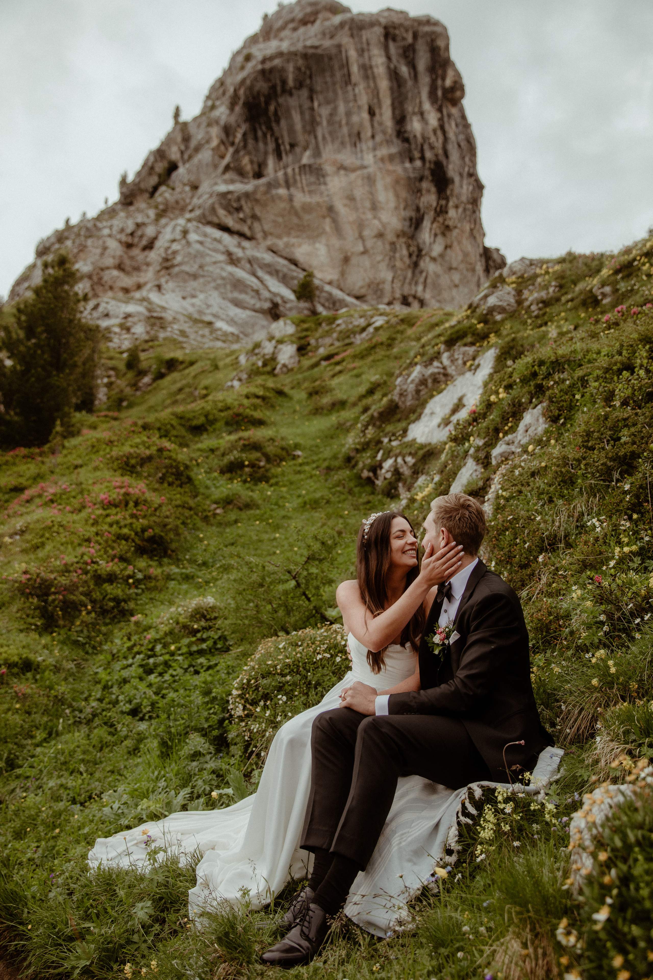 Elopement in the middle of Dolomites. Iceland elopement photographer & videographer