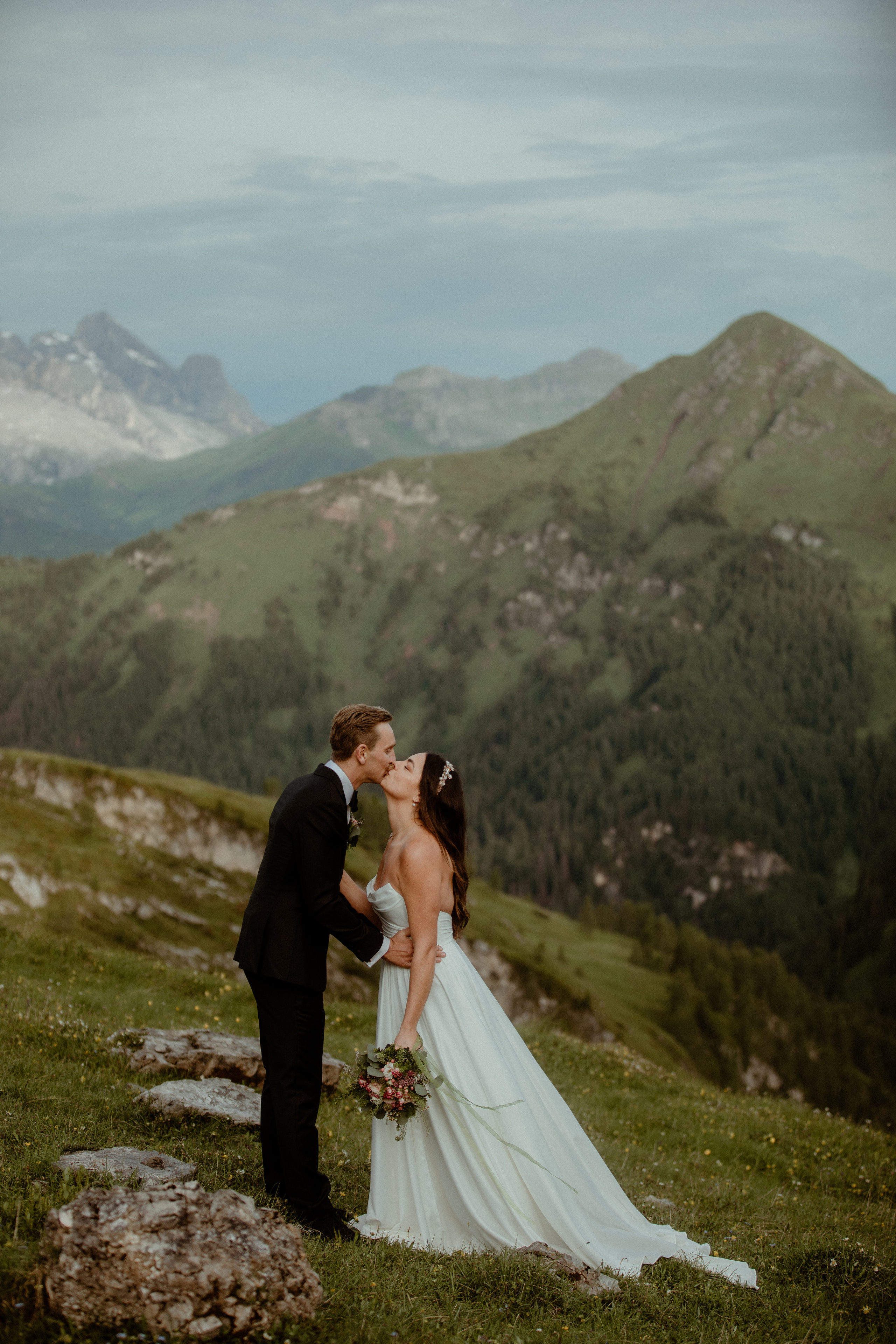 Elopement in the middle of Dolomites. Iceland elopement photographer & videographer