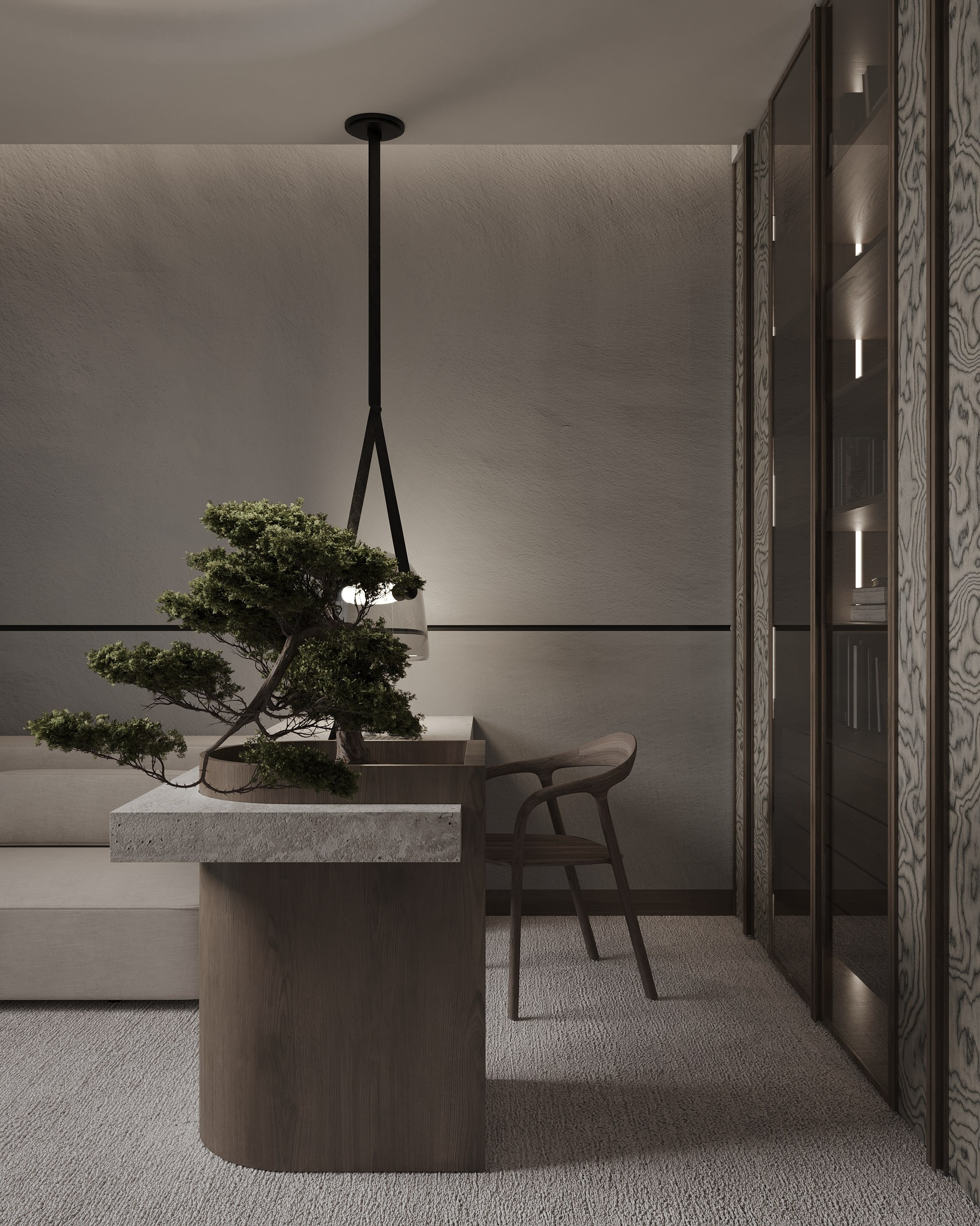 Wooden Oasis Pt.2. Simple Archs — high quality visualizations for your interior projects