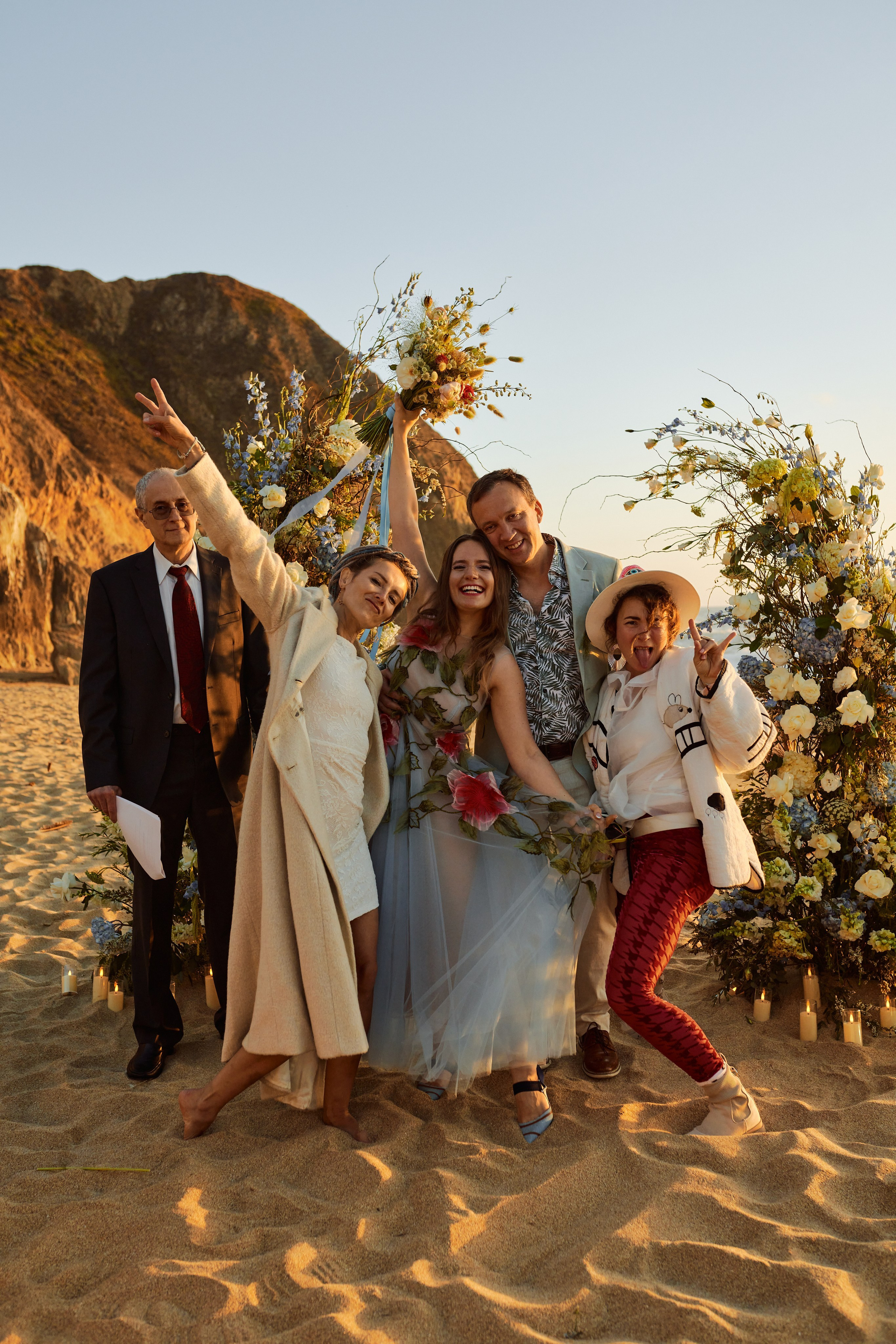 Intimate Sunset Beach Wedding in the Bay Area — Candid & Documentary Coastal Photography. Bay Area Life | Event, Wedding & Commercial Photography Agency