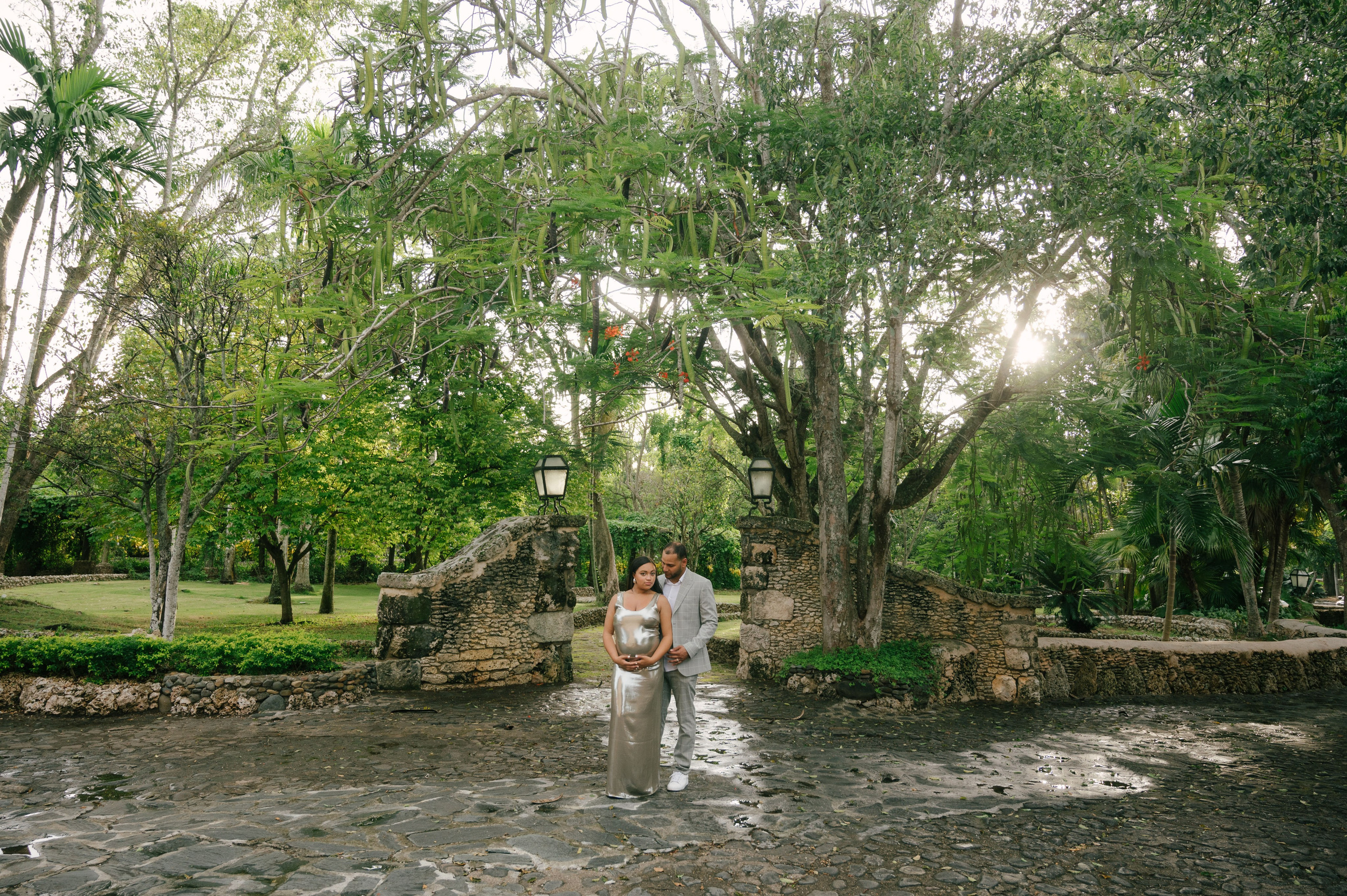 Cinthia and Jose at Altos de Chavon