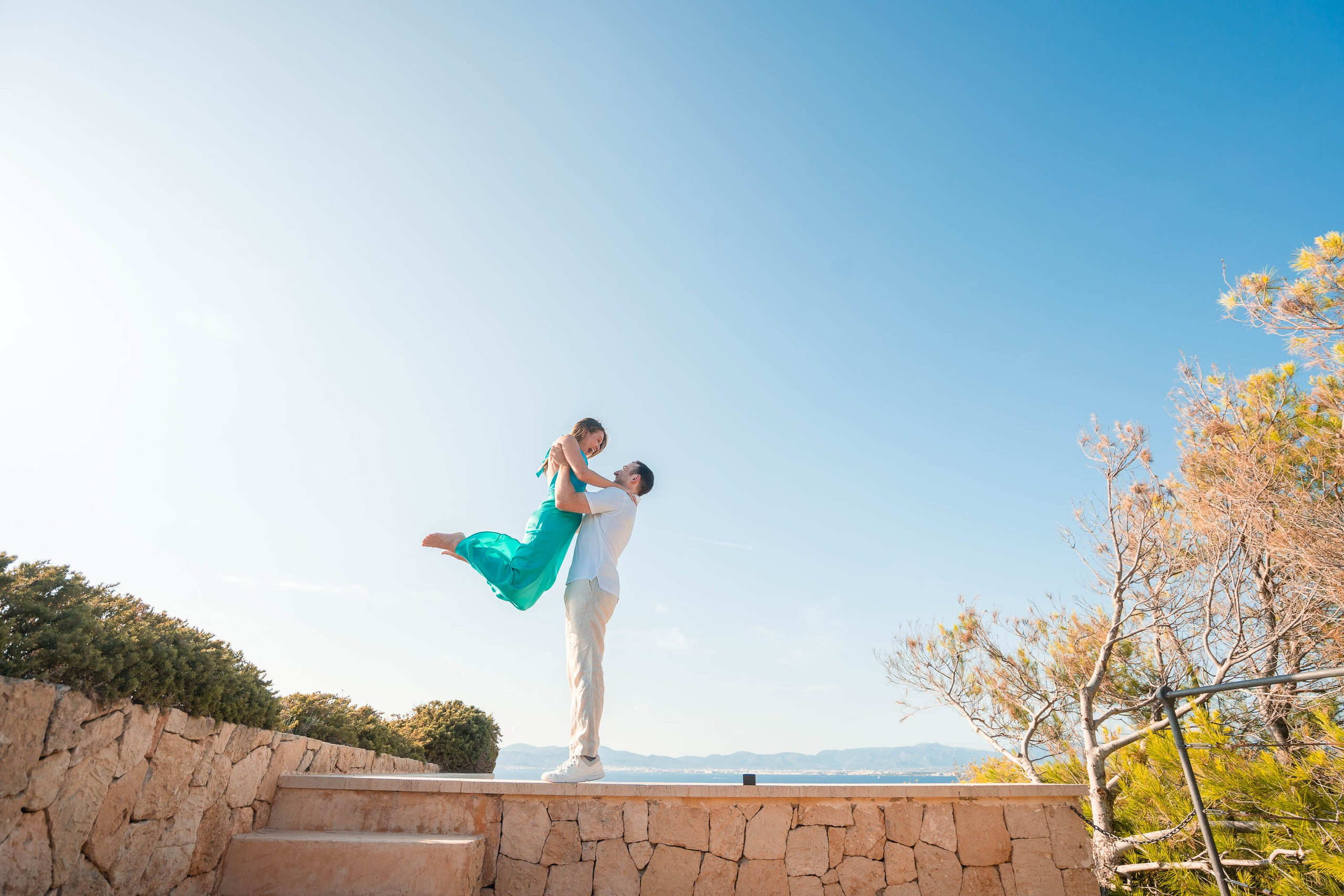Wedding Proposal at Cap Rocat venue. Mallorca Wedding, Corporate & Social Photographer