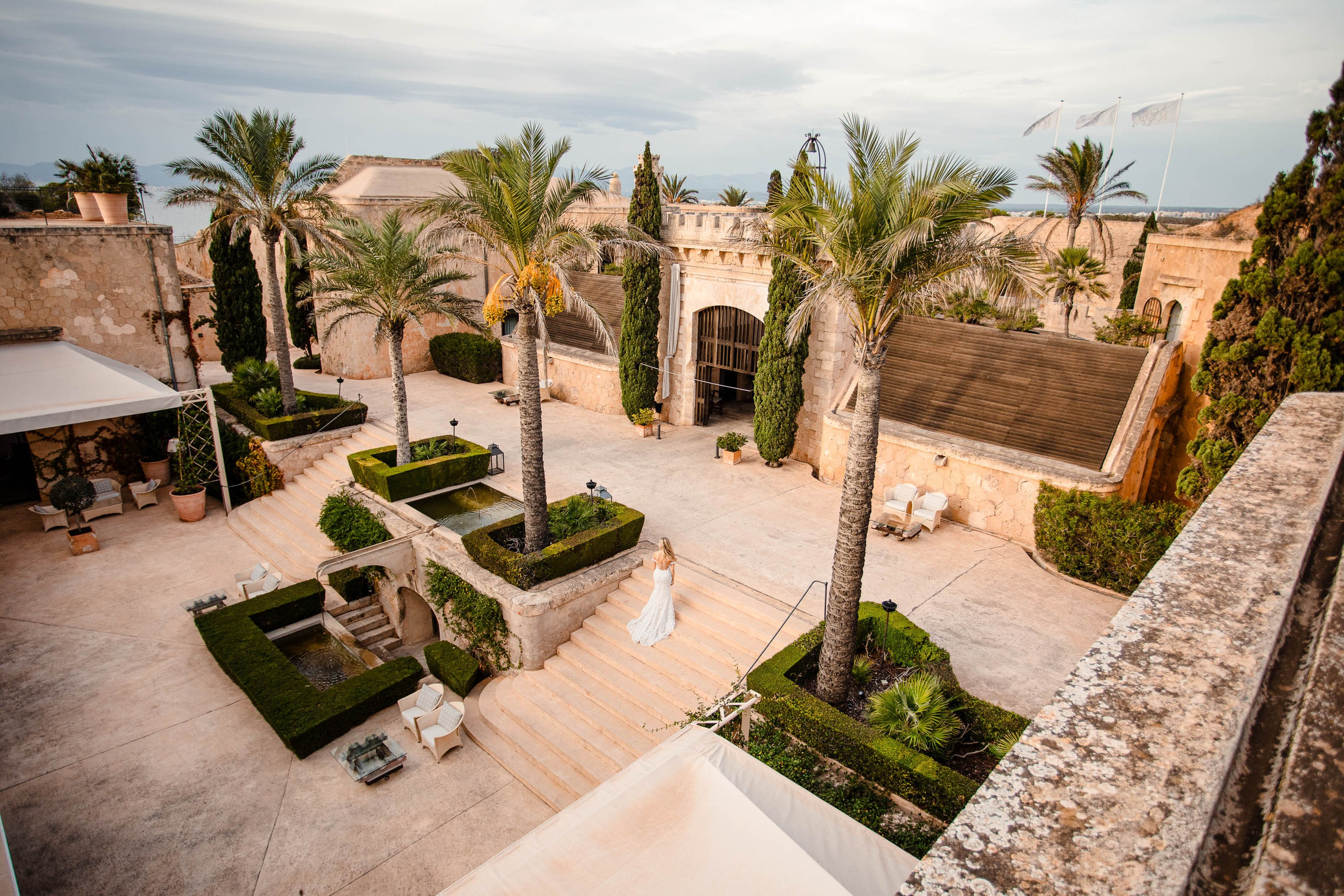 High End Portraits in Mallorca at Cap Rocat Hotel. Mallorca Wedding, Corporate & Social Photographer
