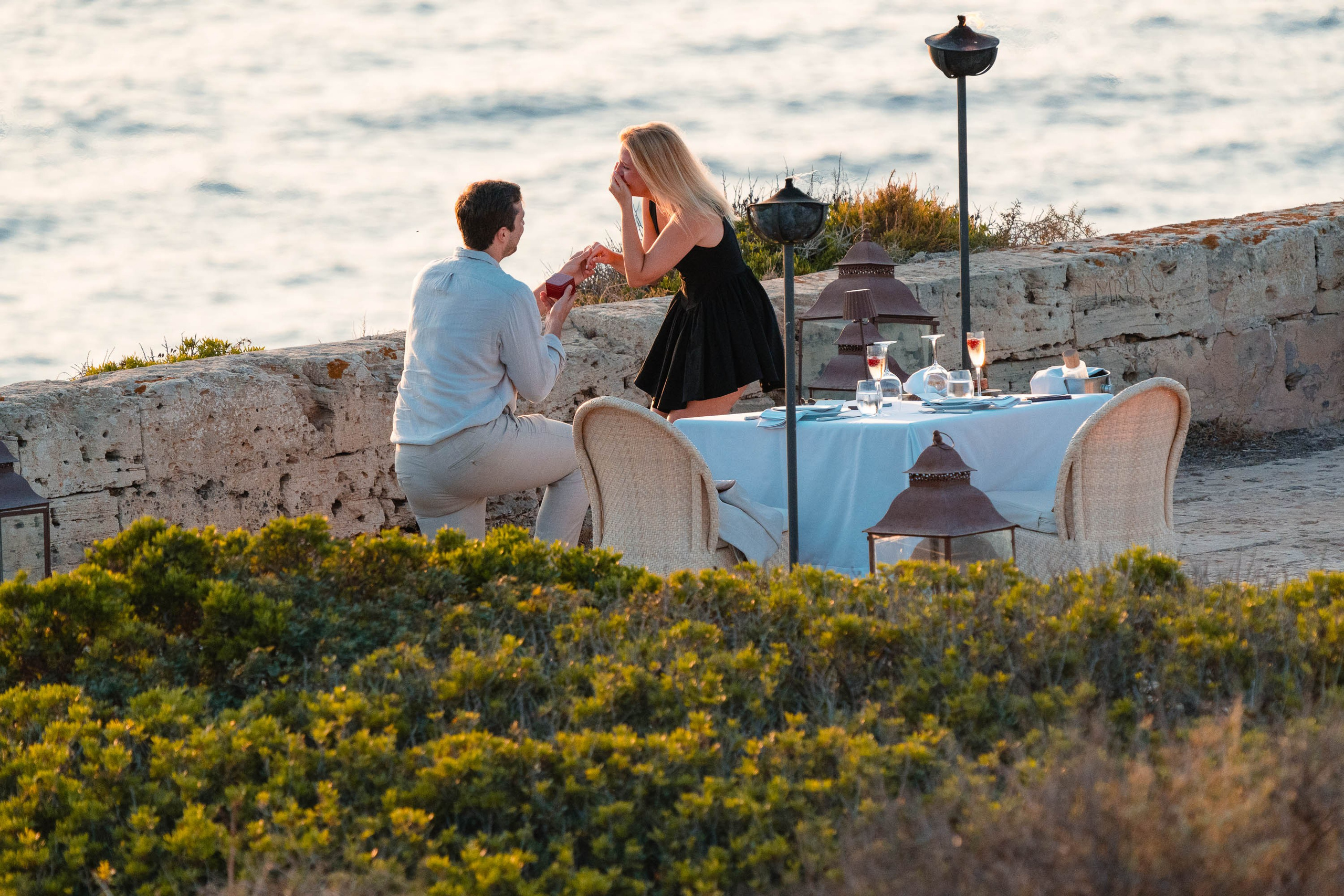 Wedding Proposal in Mallorca. Mallorca Wedding, Corporate & Social Photographer