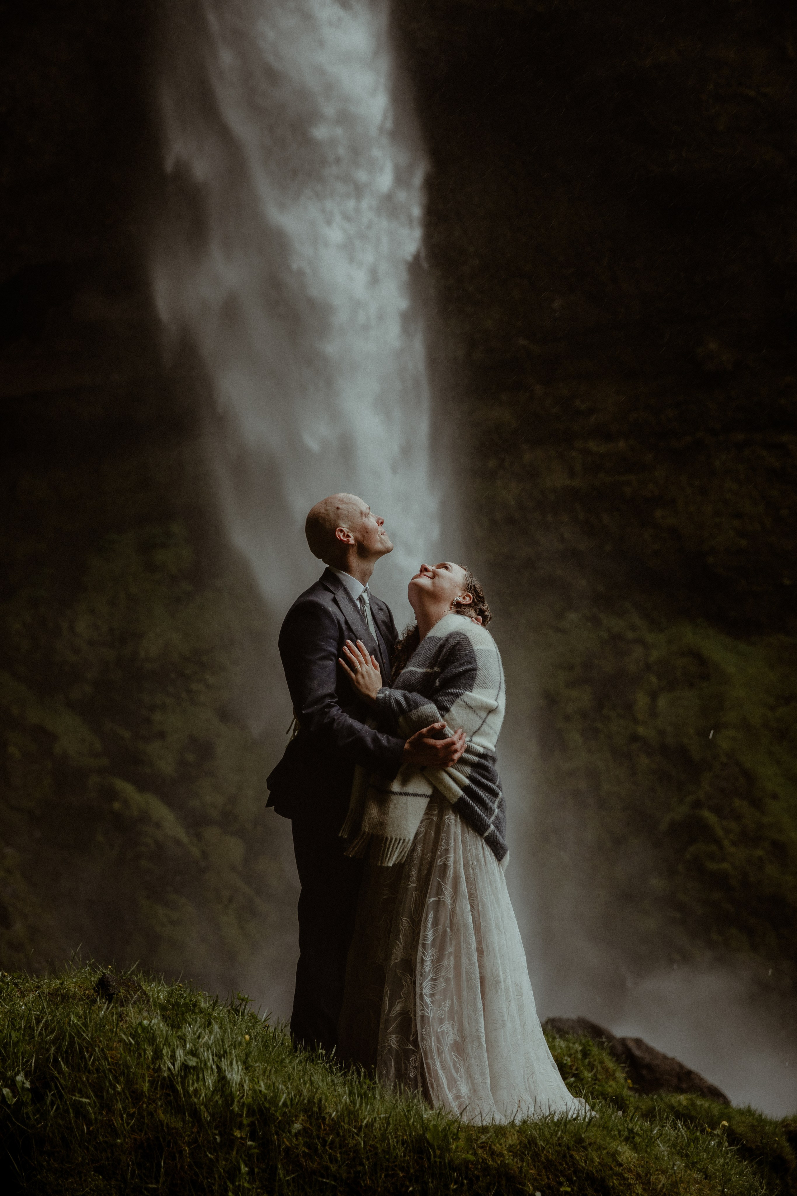 Iceland Elopement at Black Sand Beach. Iceland elopement photographer & videographer