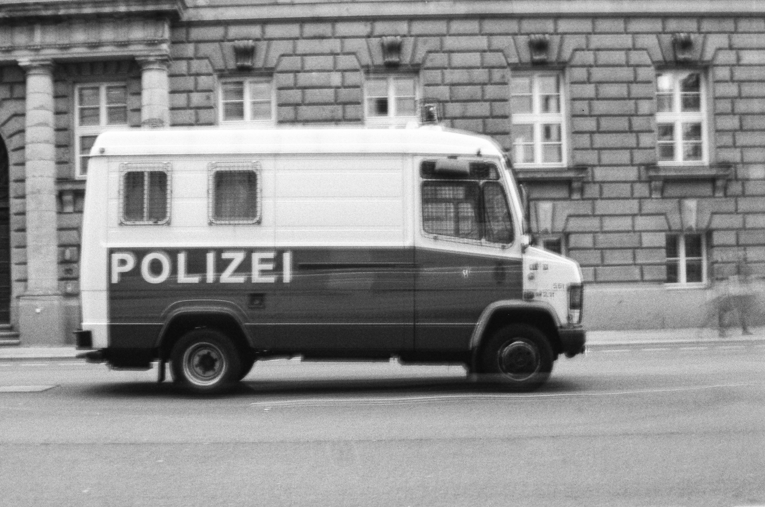 The Streets of Berlin in B&W