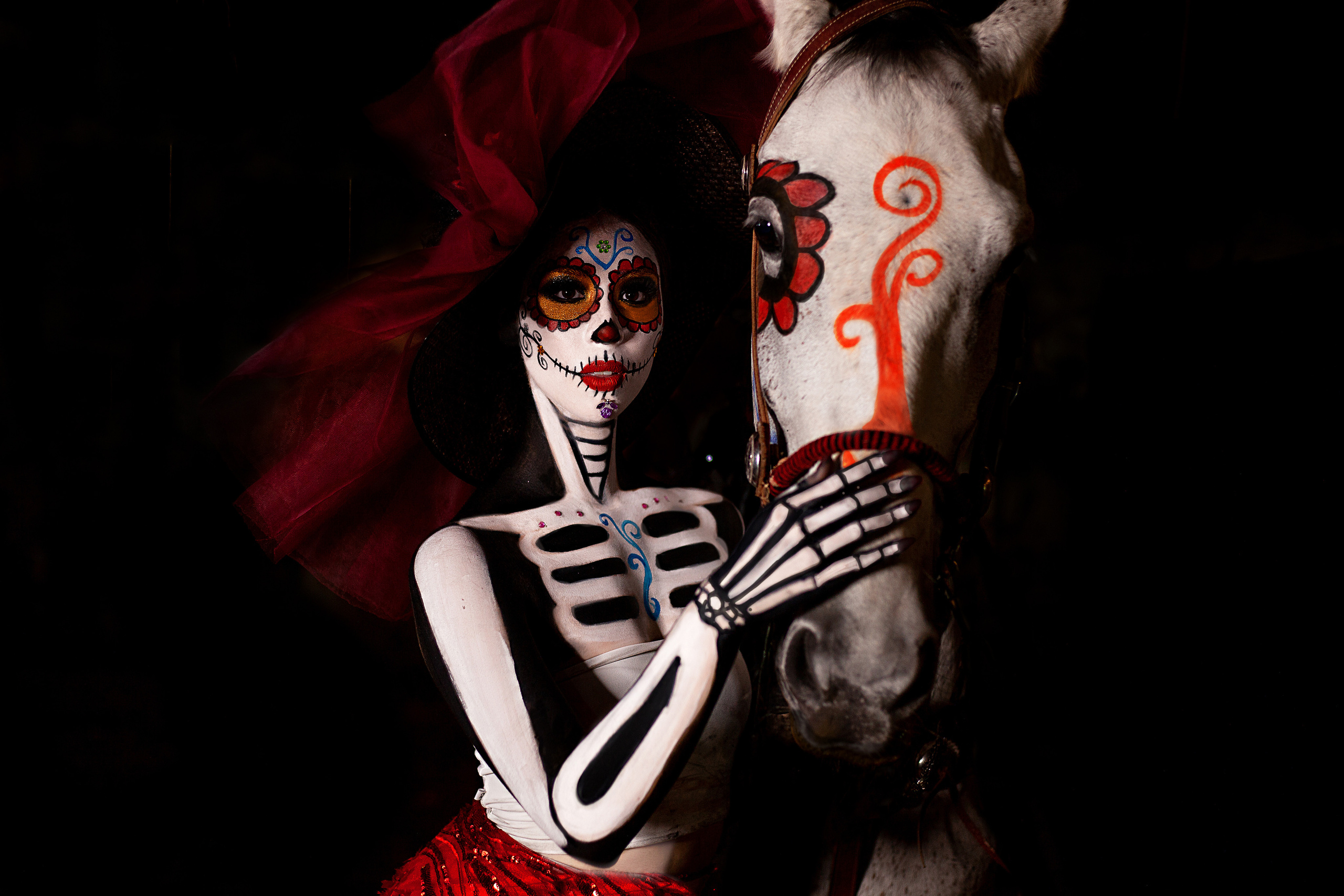 Catrinas y Halloween. Victoria Castellanos. Photographer in Mazatlán