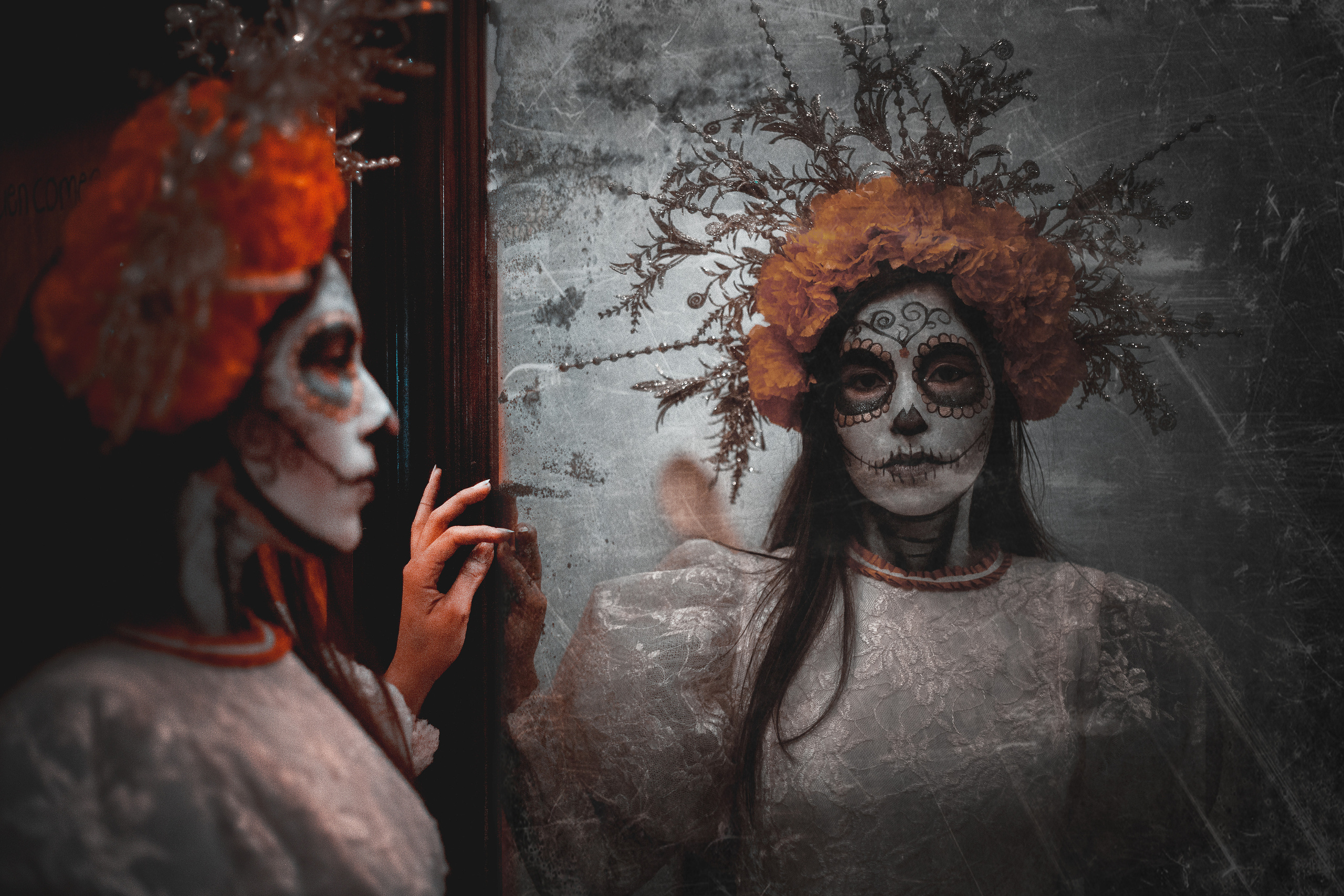 Catrinas y Halloween. Victoria Castellanos. Photographer in Mazatlán