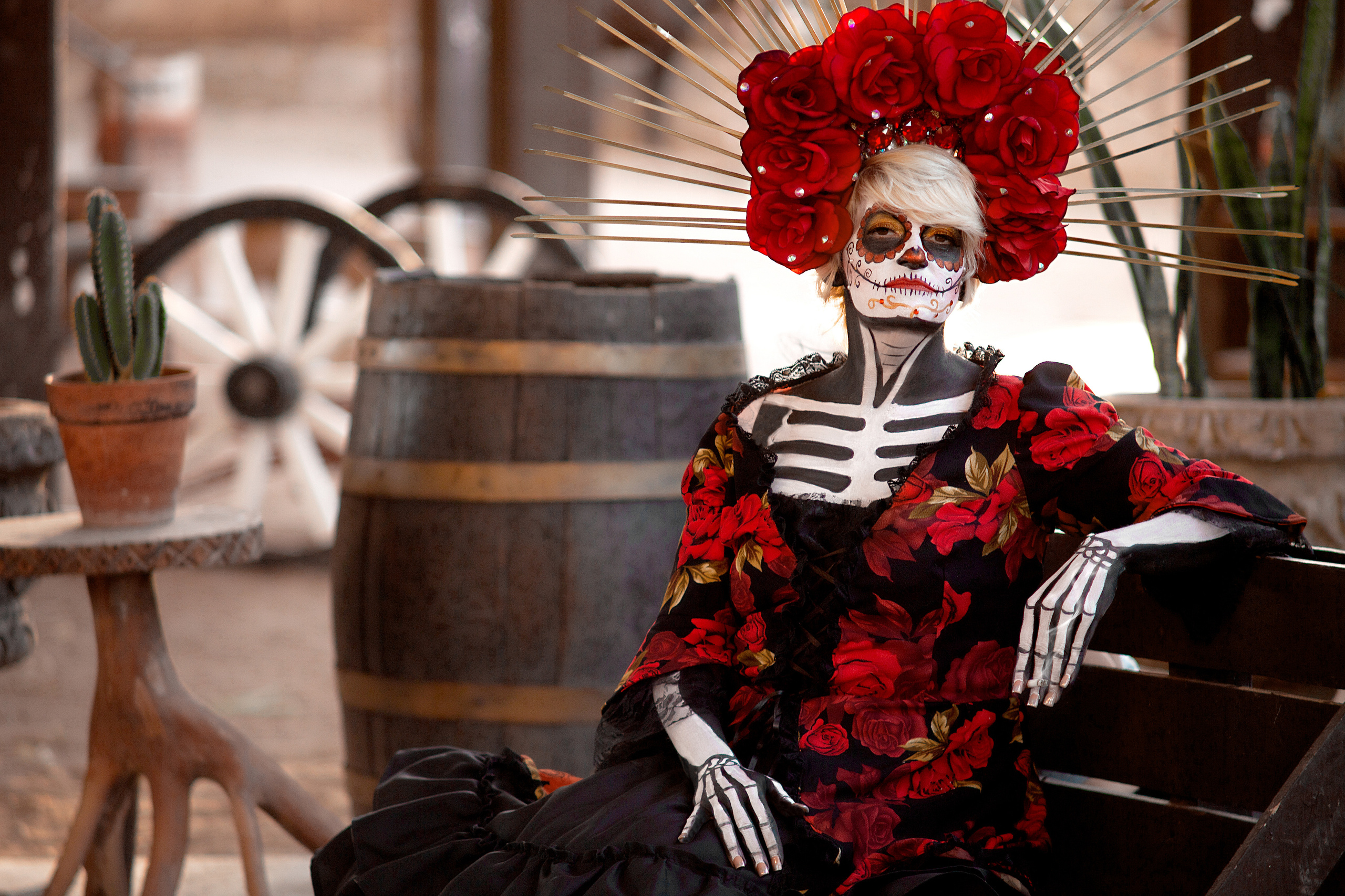 Catrinas y Halloween. Victoria Castellanos. Photographer in Mazatlán
