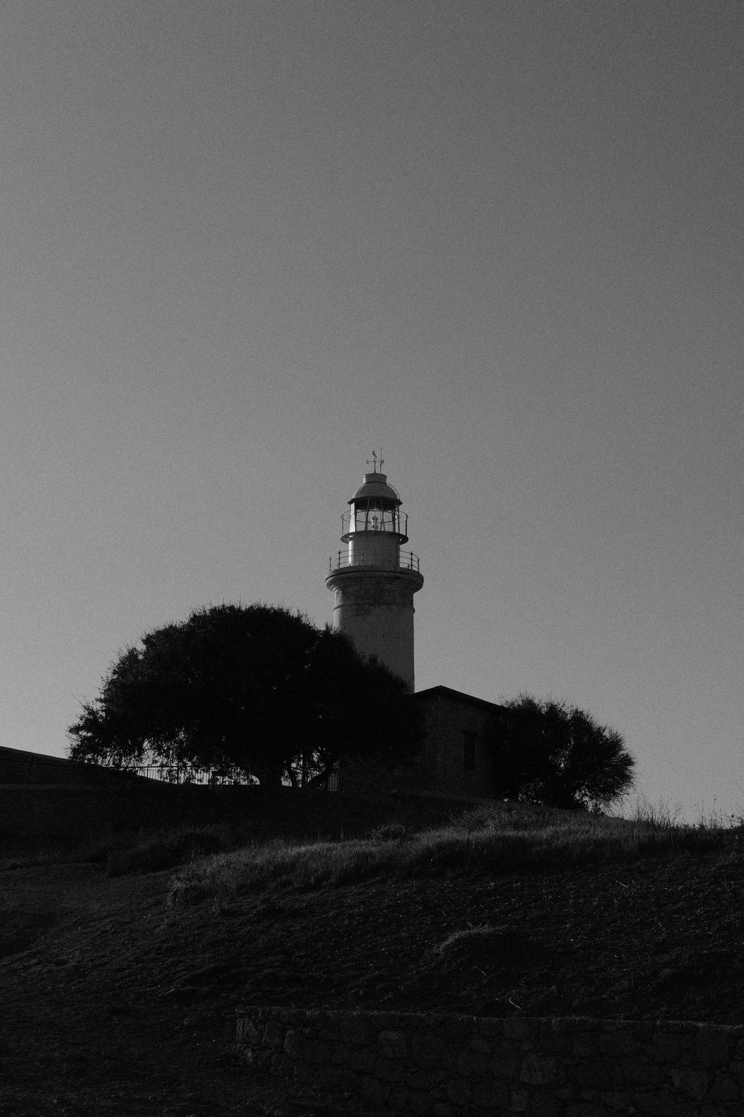 Paphos Lighthouse in Black & White Photography | Cyprus