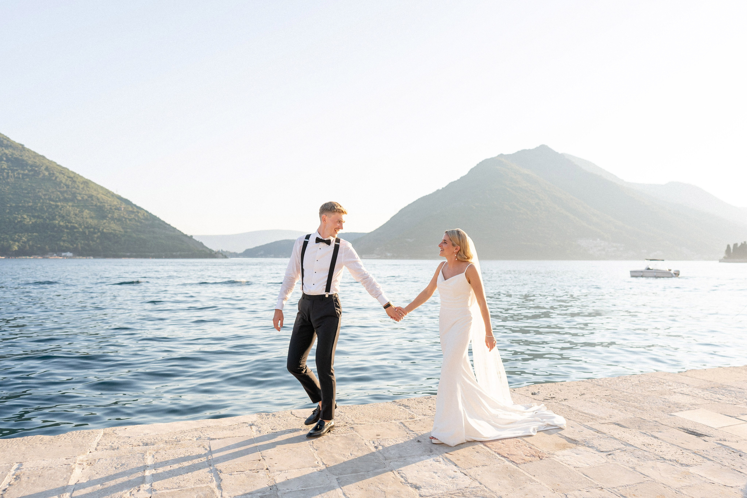 Photographer in Perast Montenegro