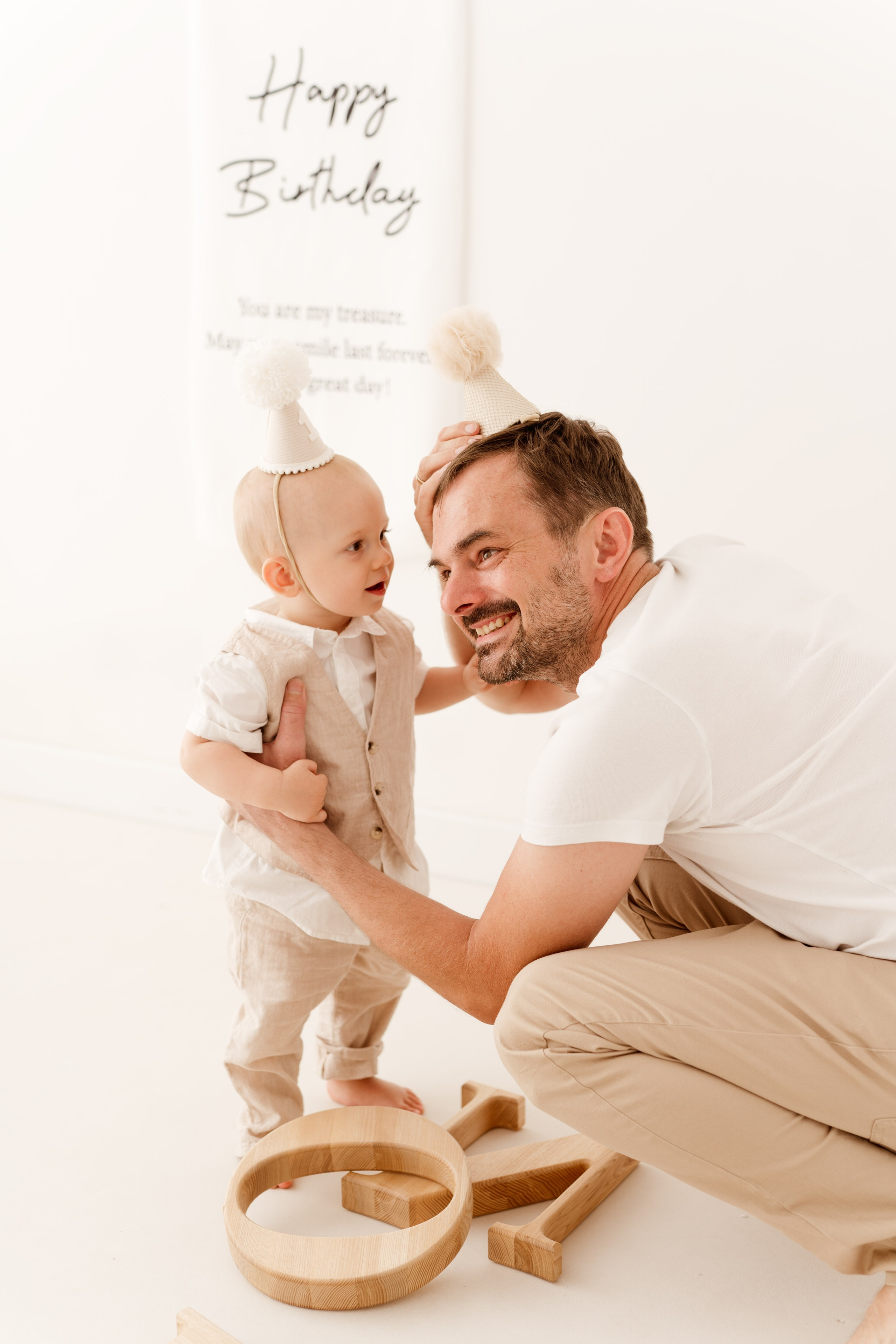 Sesja roczkowa Markusa. Fotograf Łódź - sesja ciążowa, noworodkowa, dziecięca. Studio w Łodzi