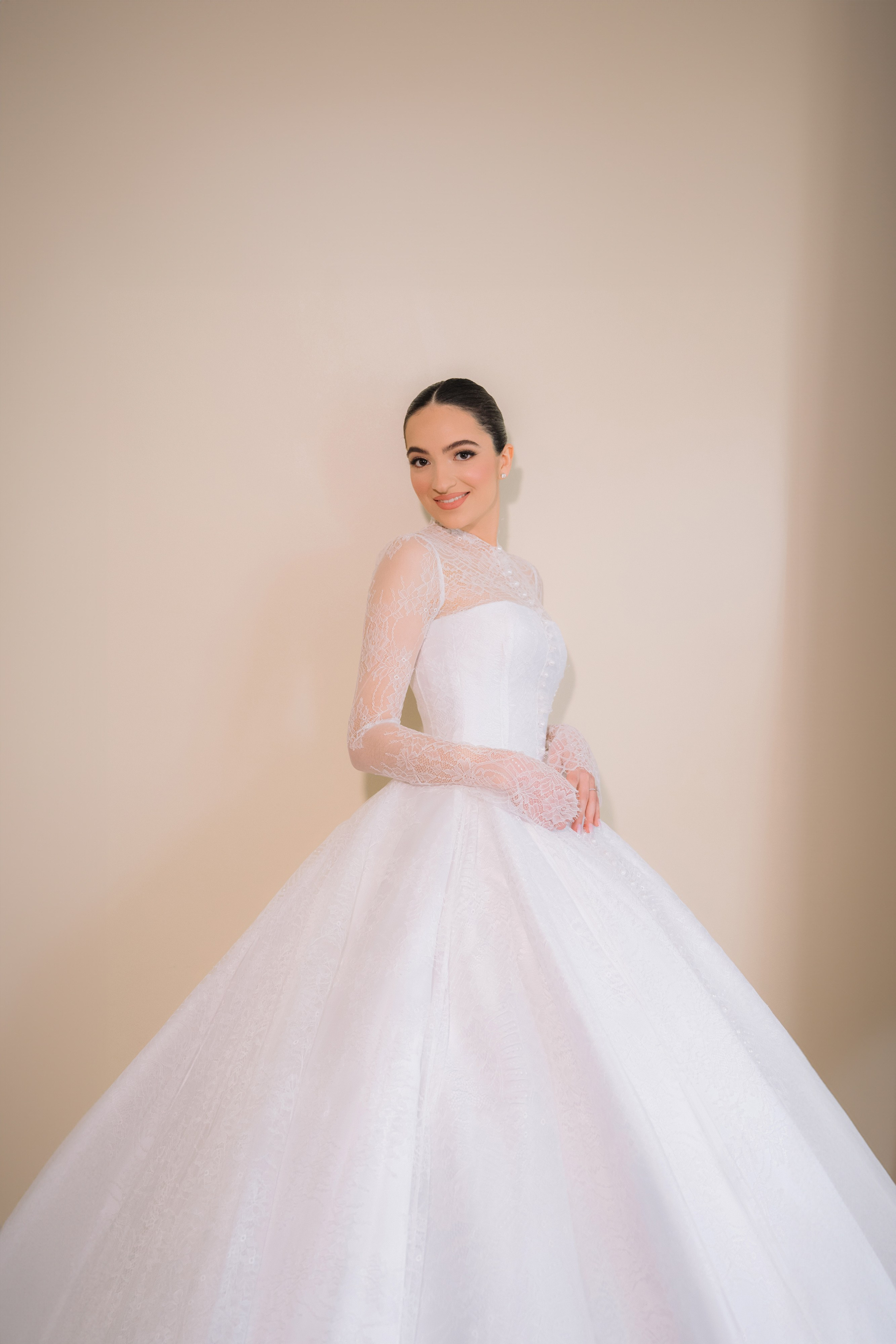 a woman in a white wedding dress