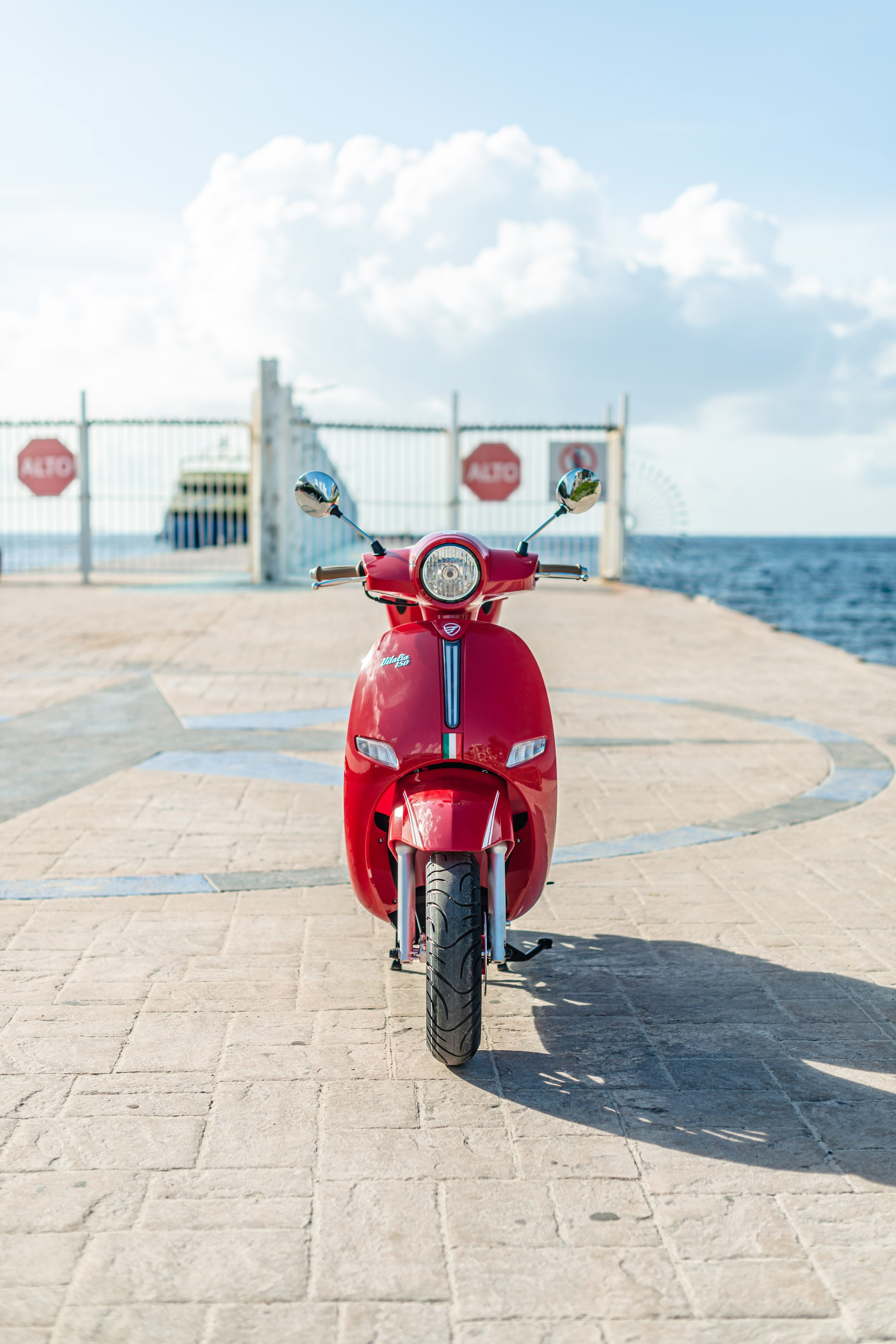 Scooter Photography for Rental Website in Mexico. PHOTOGRAPHER QUINTANA ROO