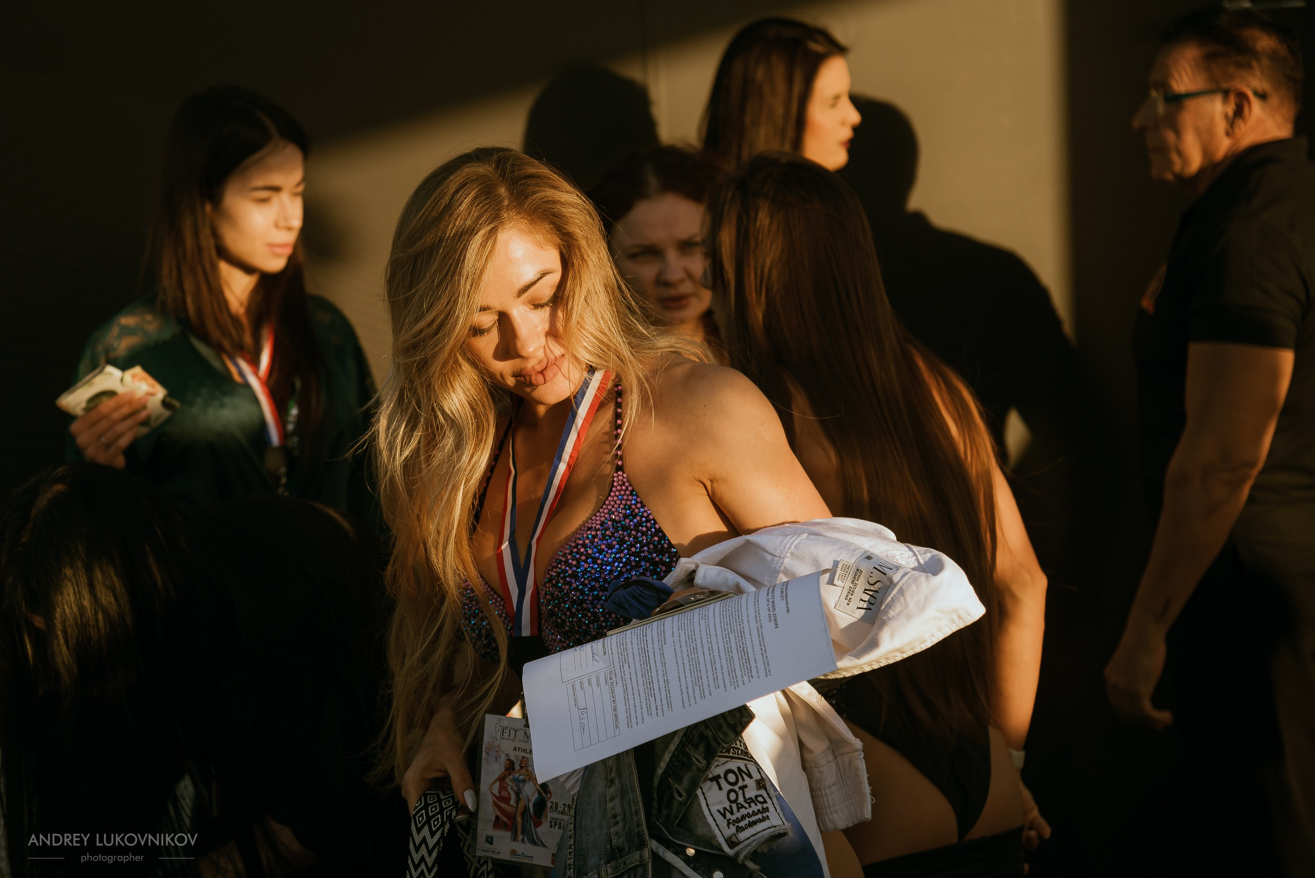 Photoshoot of the IFBB Miss Fit Model Europe 2024 registration in Torrevieja