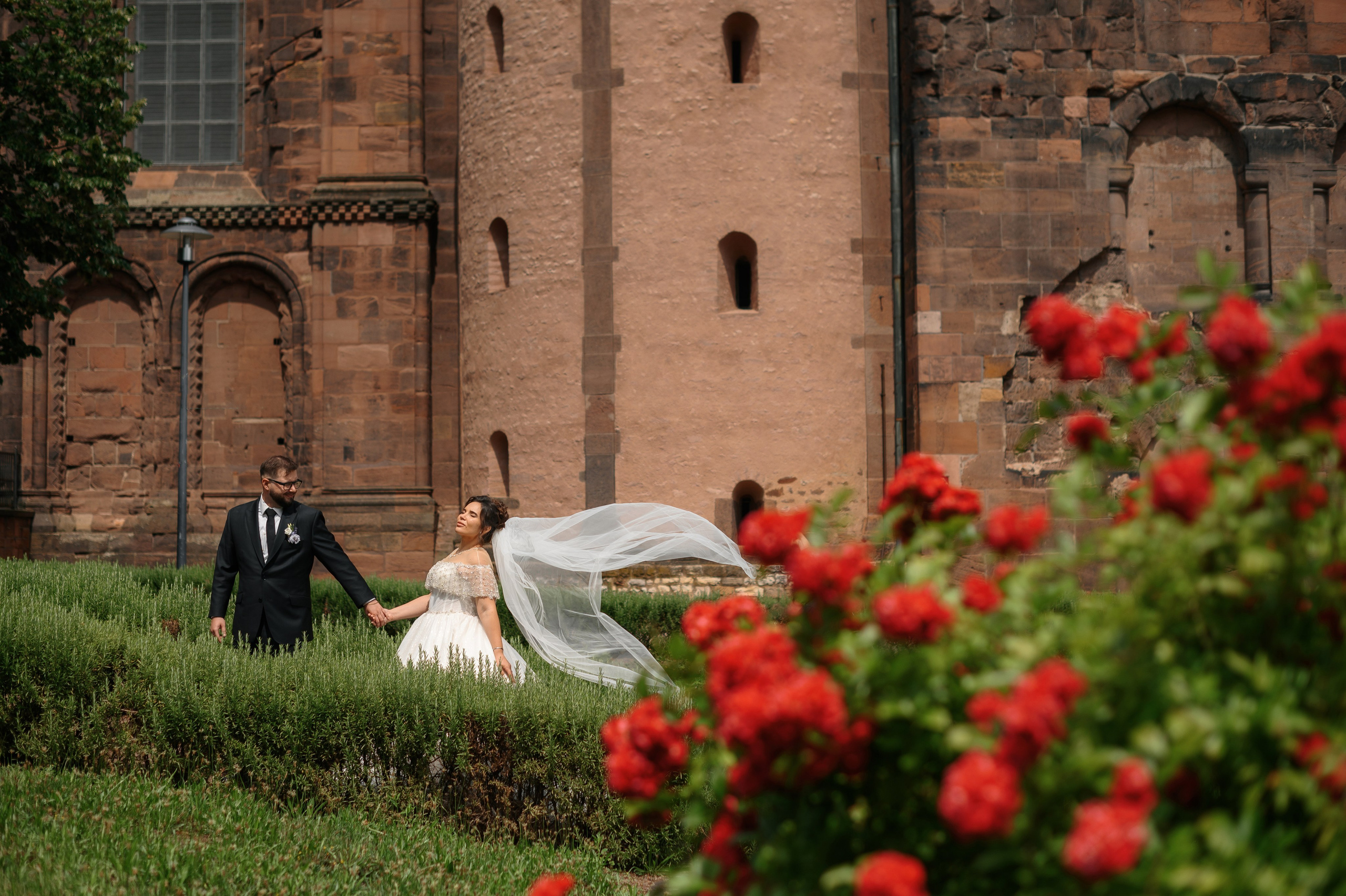 Standesamt Mannheim & Hochzeitsfotos im Schlossgarten Schwetzingen