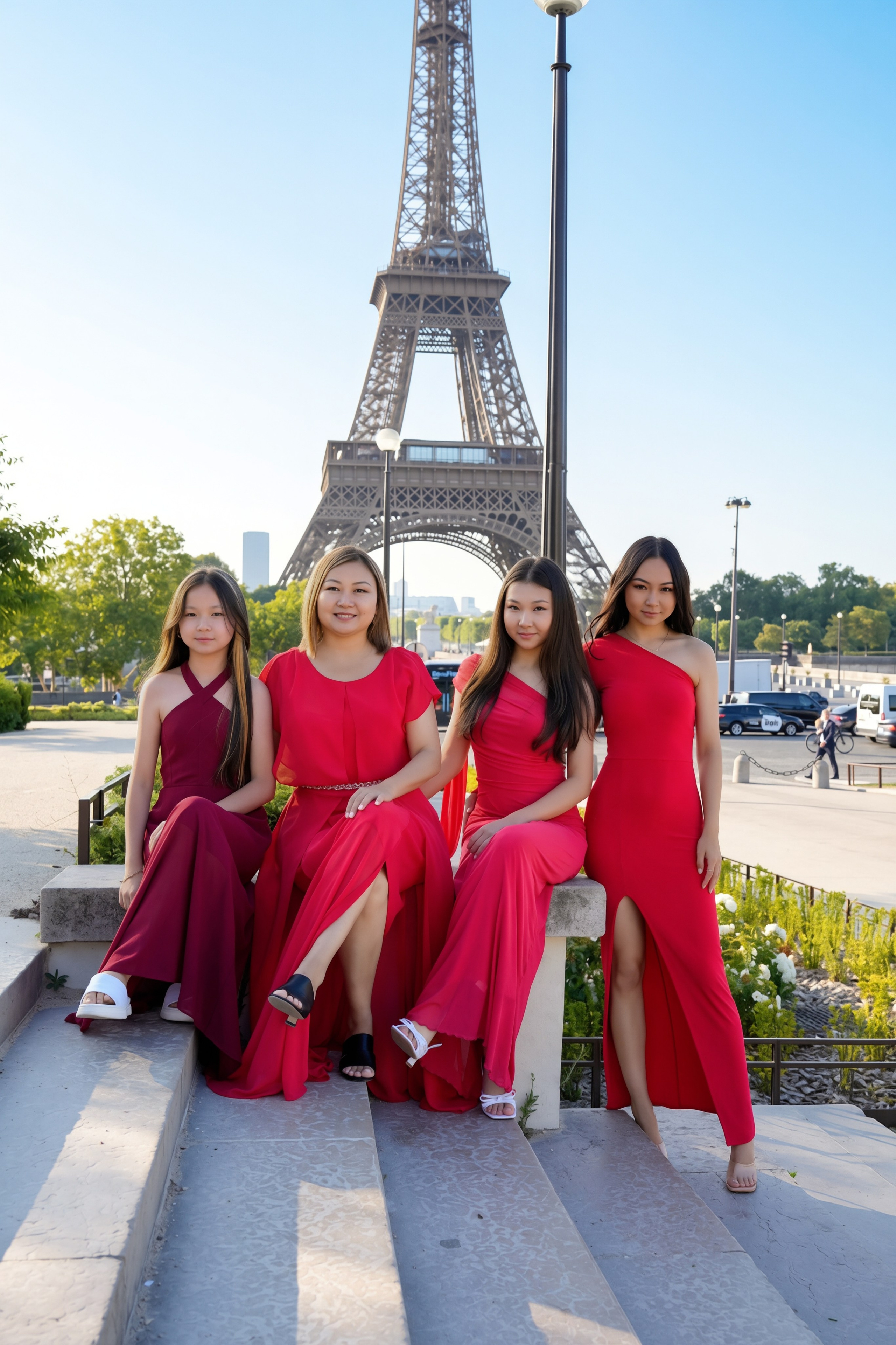 Family photoshoot in Paris. Alina Tagzieva- a photograper in Paris
