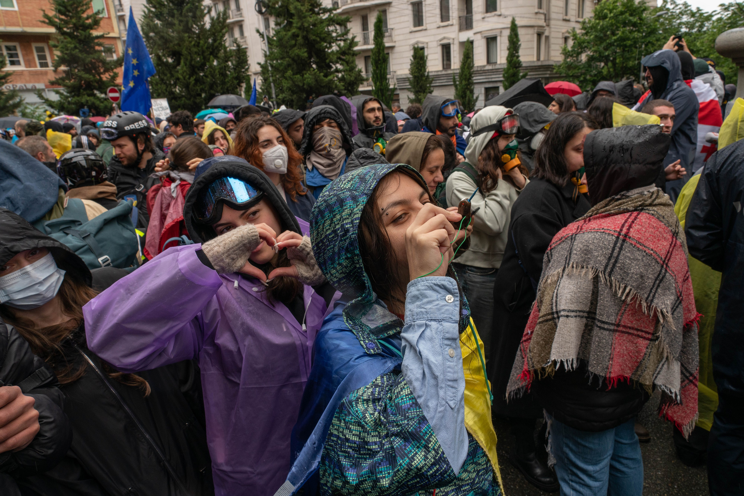Georgia against the “foreign agents” law. Marina Sycheva