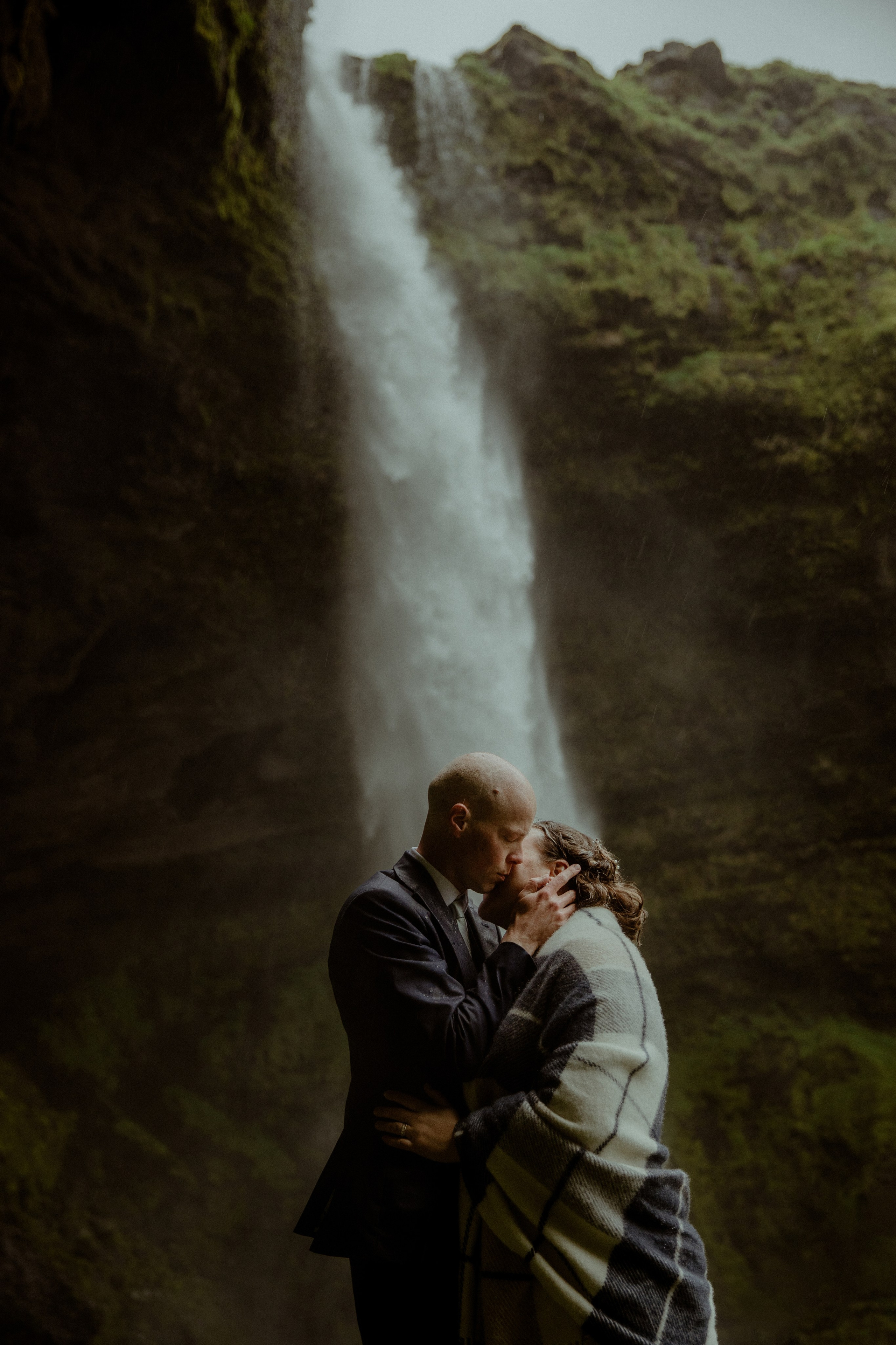 Iceland Elopement at Black Sand Beach. Iceland elopement photographer & videographer