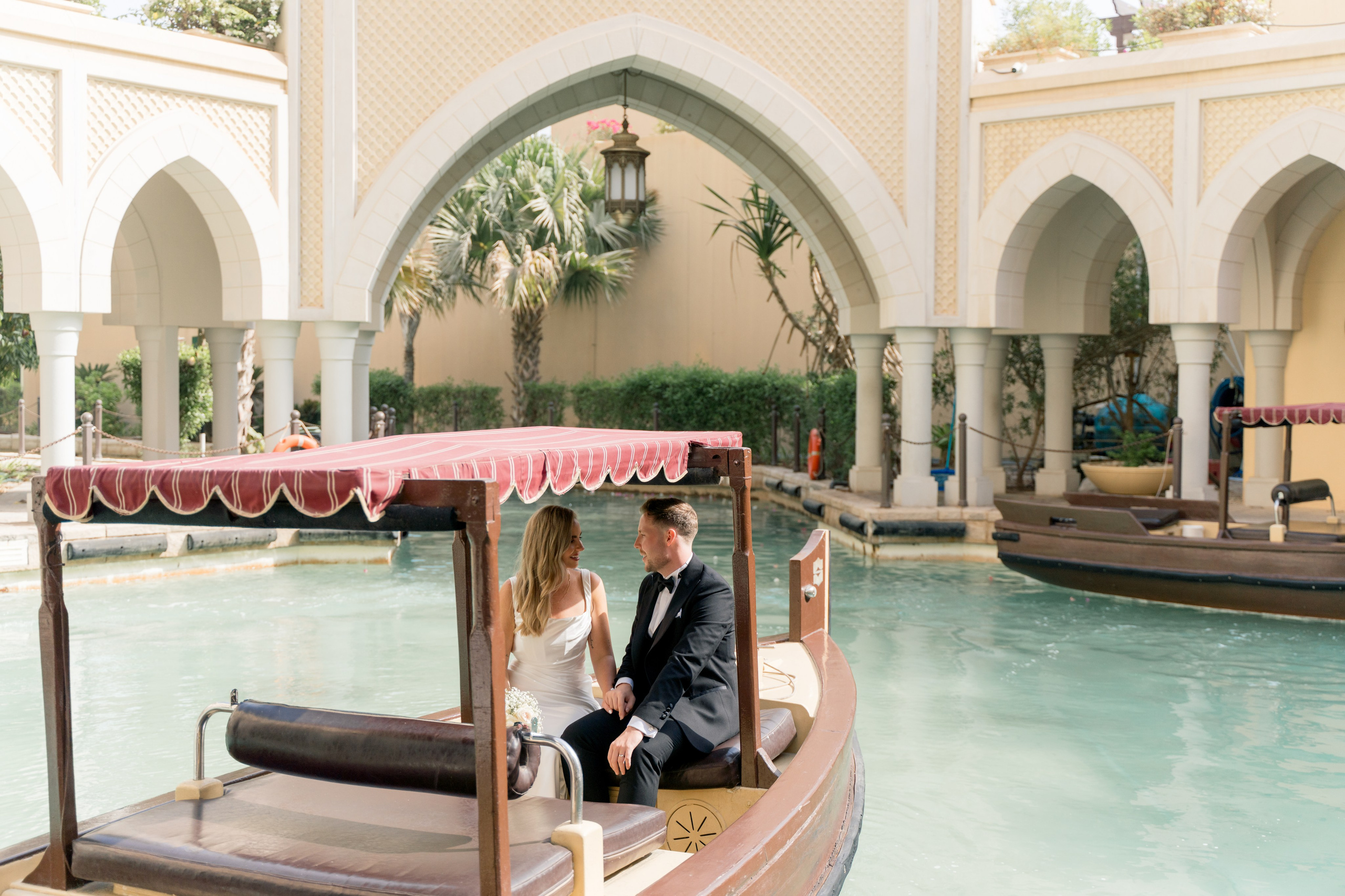 Abu Dhabi pre-wedding session during golden hour