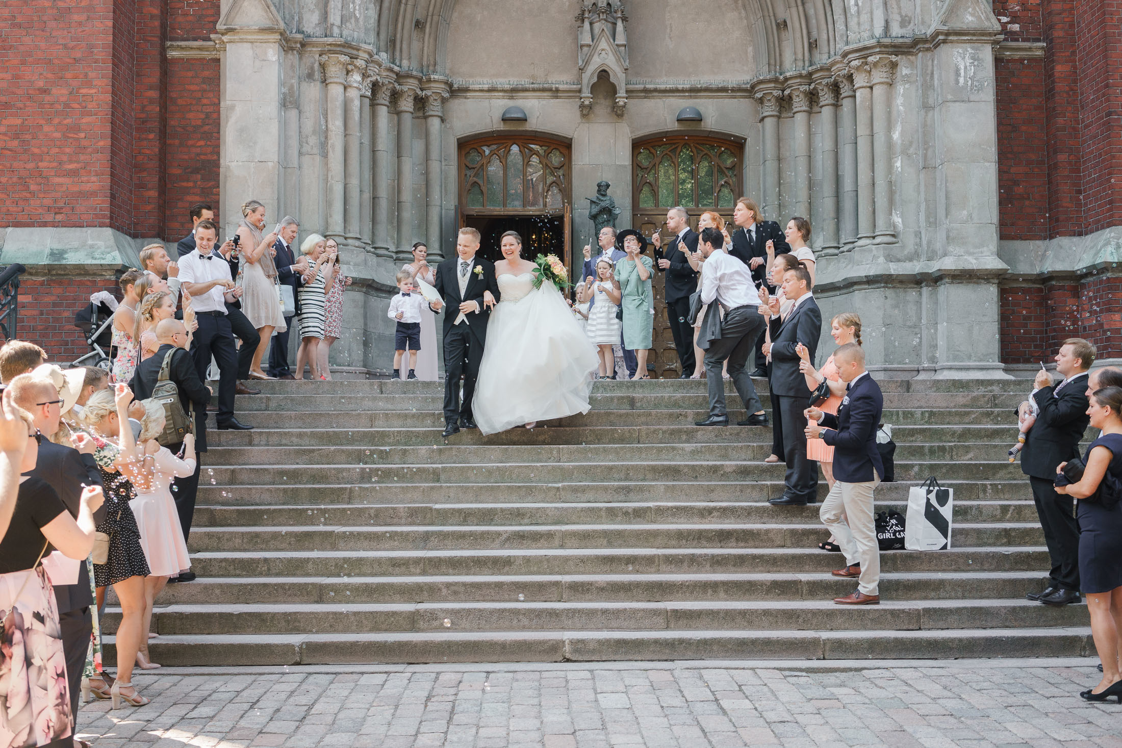 Hääkuvaus Johanneksen kirkko