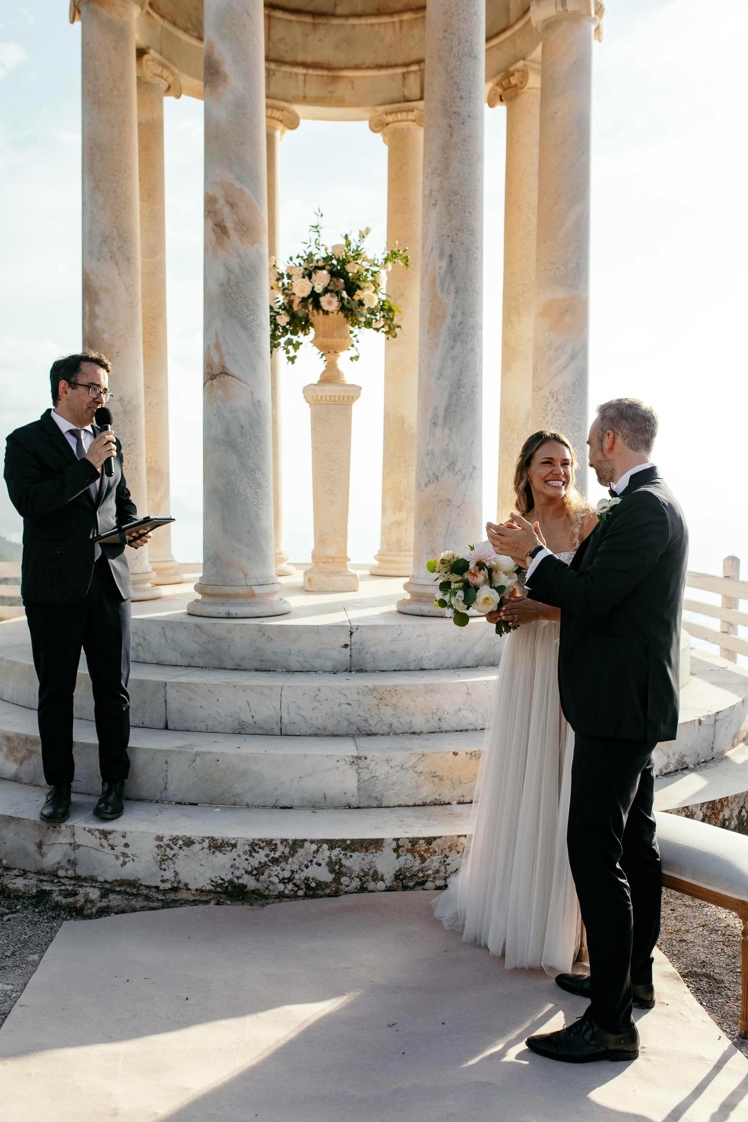 Wedding Ceremony in Son Marroig. Wedding Celebrant in Mallorca Iban Collin