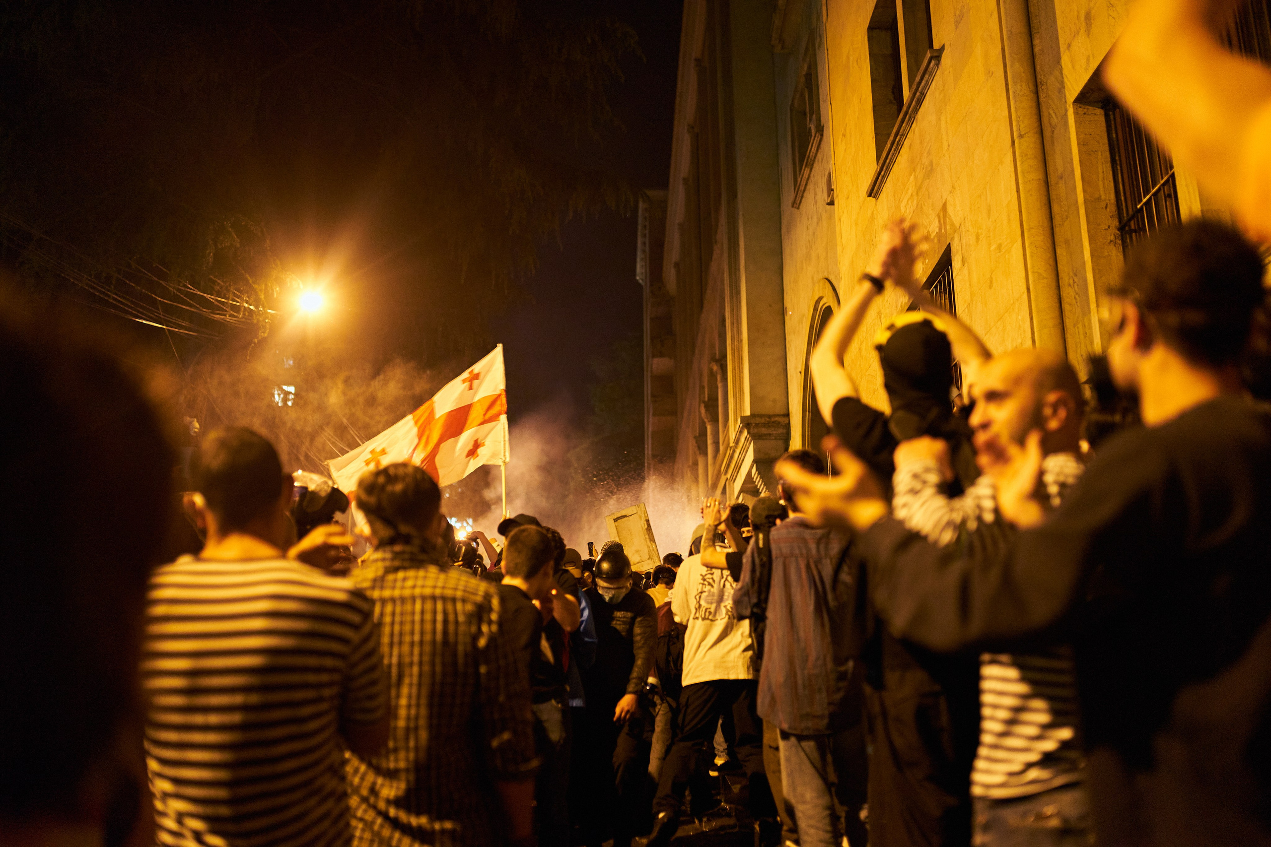 Georgia against «foreign law»/ არა რუსულ კანონს. Visual artist