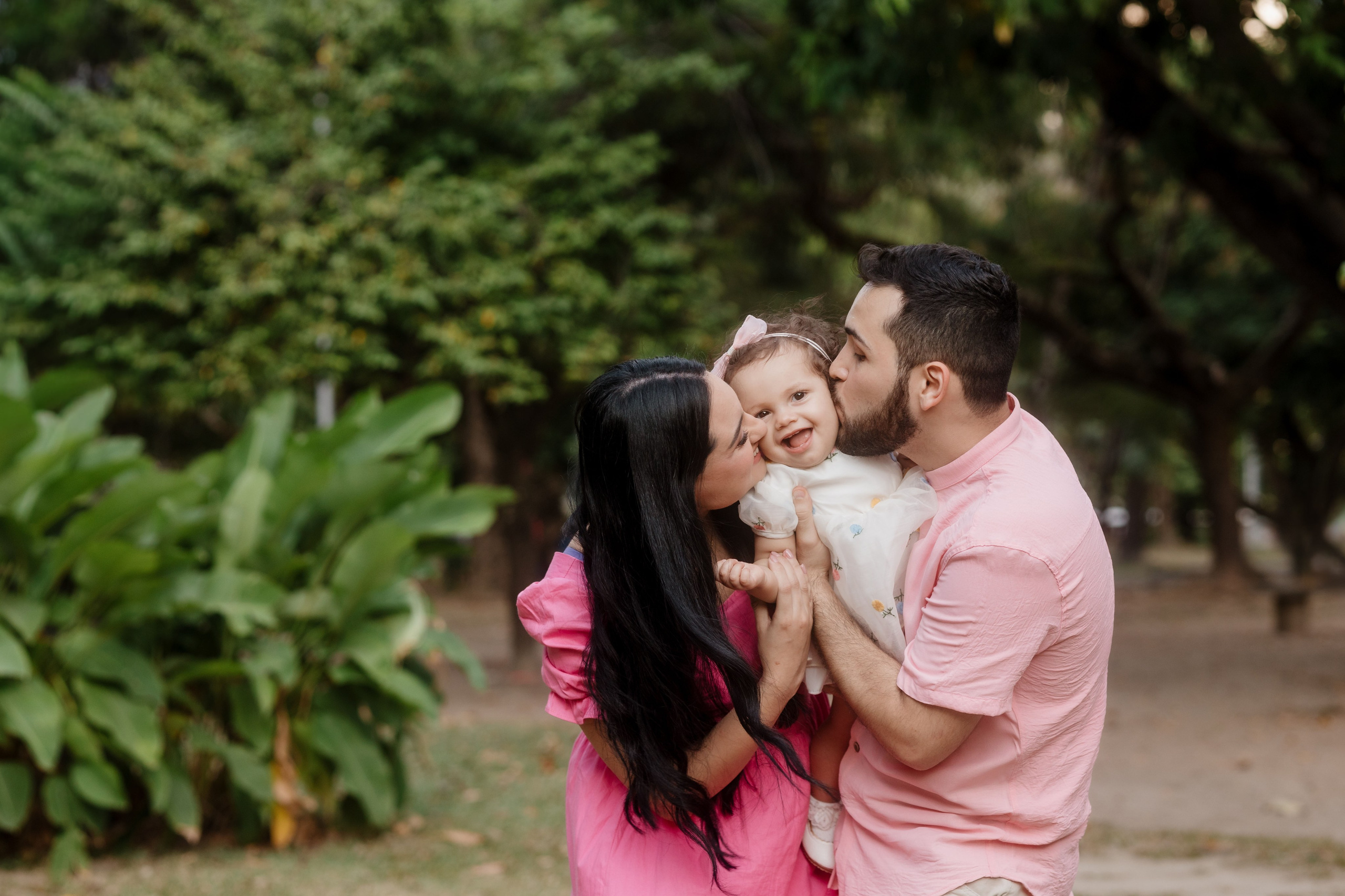 Ensaio para comemorar o primeiro aninho da criança