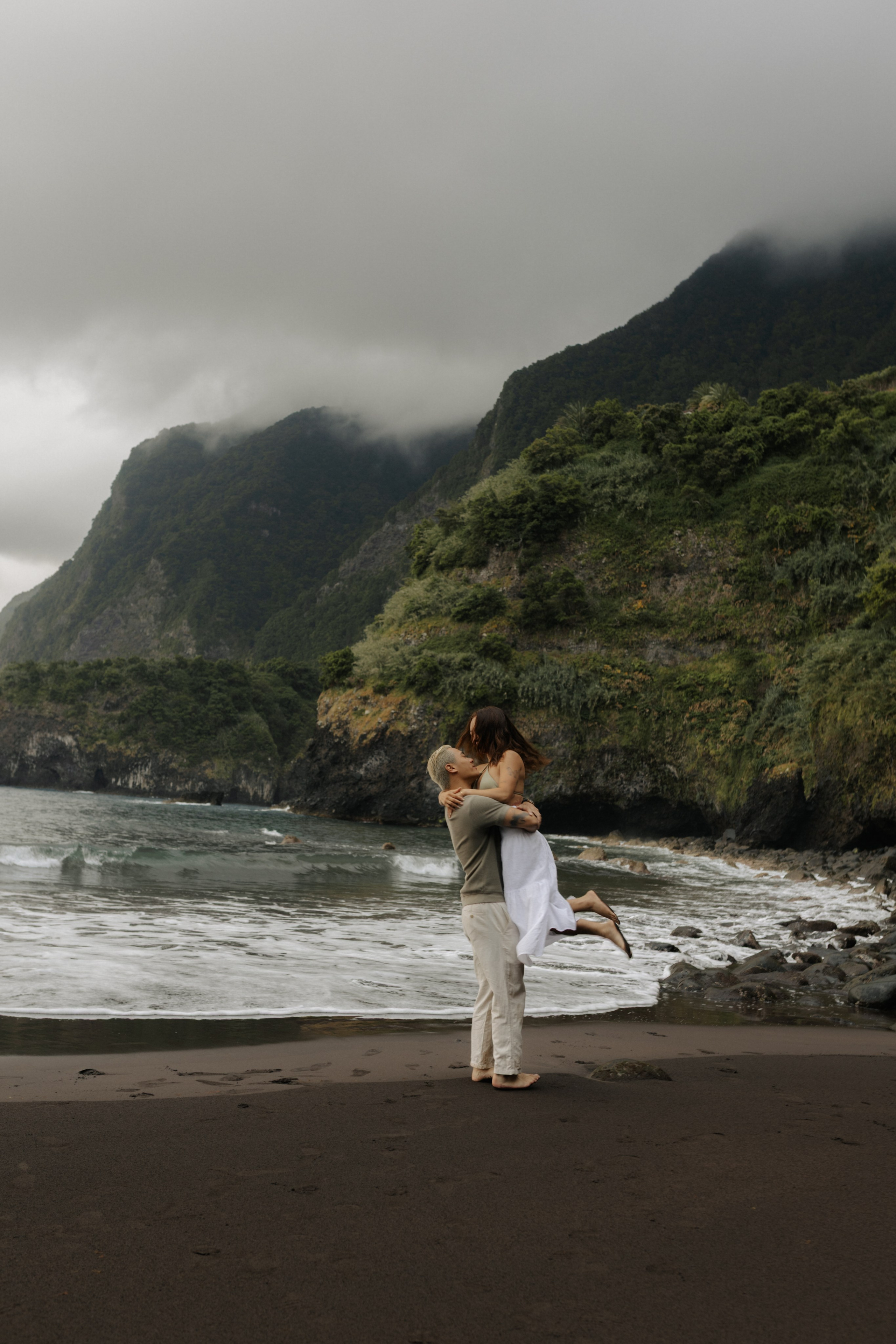 Dream Proposal at Seixal Beach — Romantic Getaway in Madeira. Wedding photographer and videographer based in Timisoara, Romania