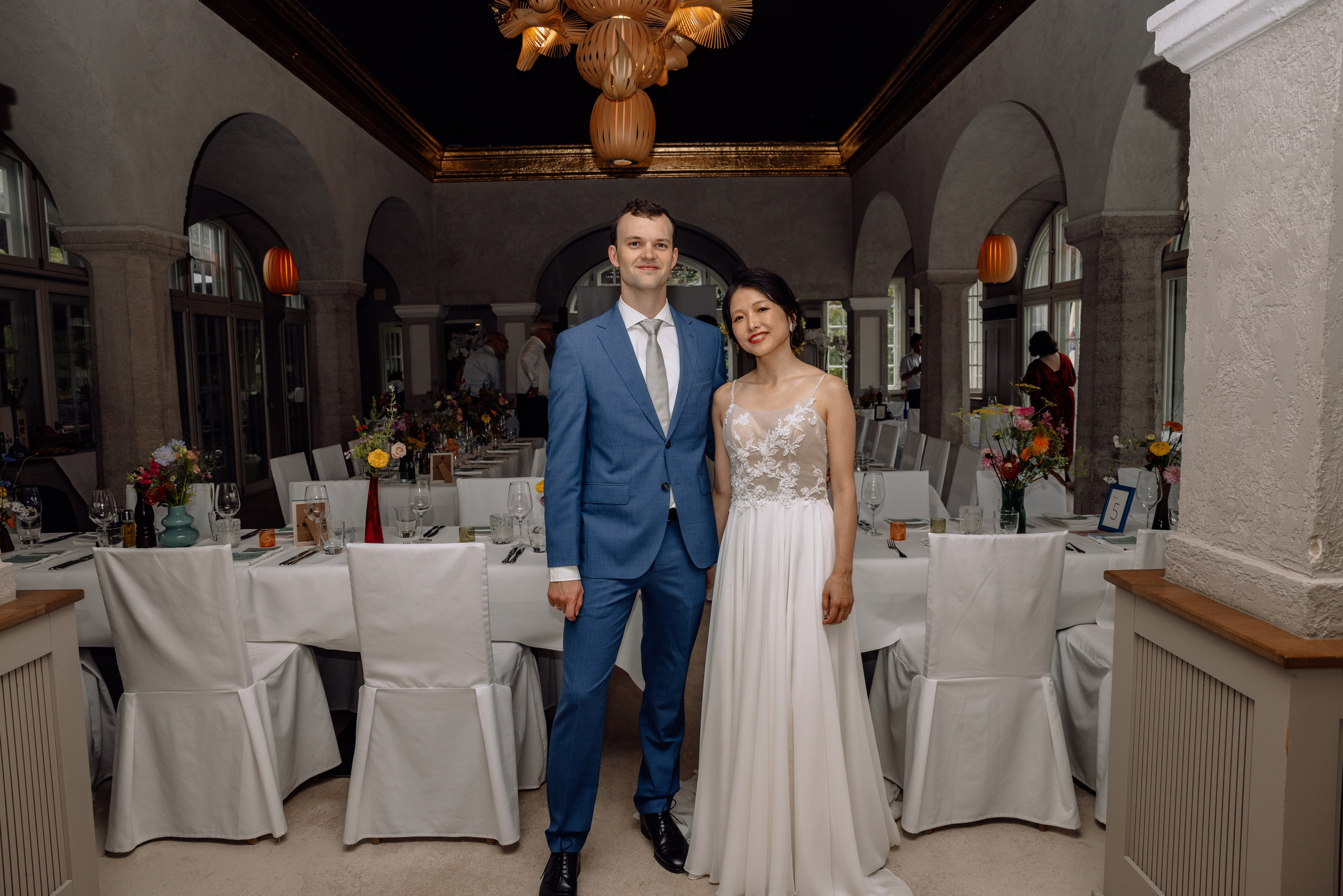 Café im Botanischen Garten. Deutsche - Japanische Hochzeit. Hochzeitsfotograf München Taufe Familienfotograf Tanja Mauke
