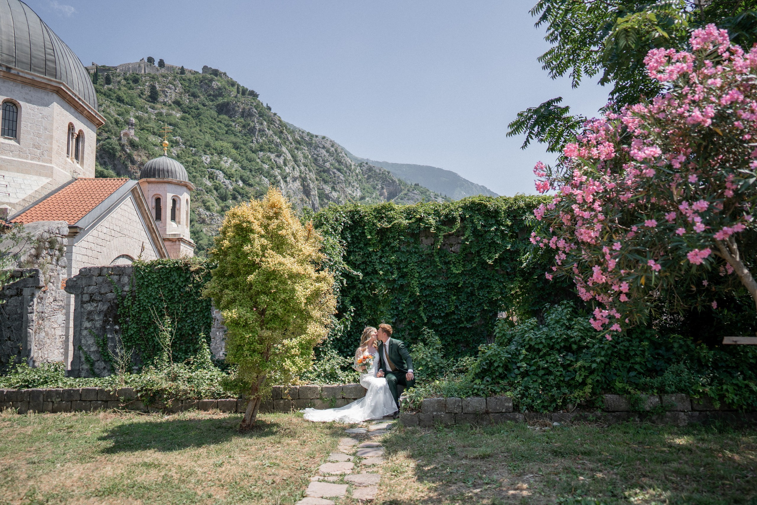 Bryllup i villa Eagle Eye over Kotor i Montenegro