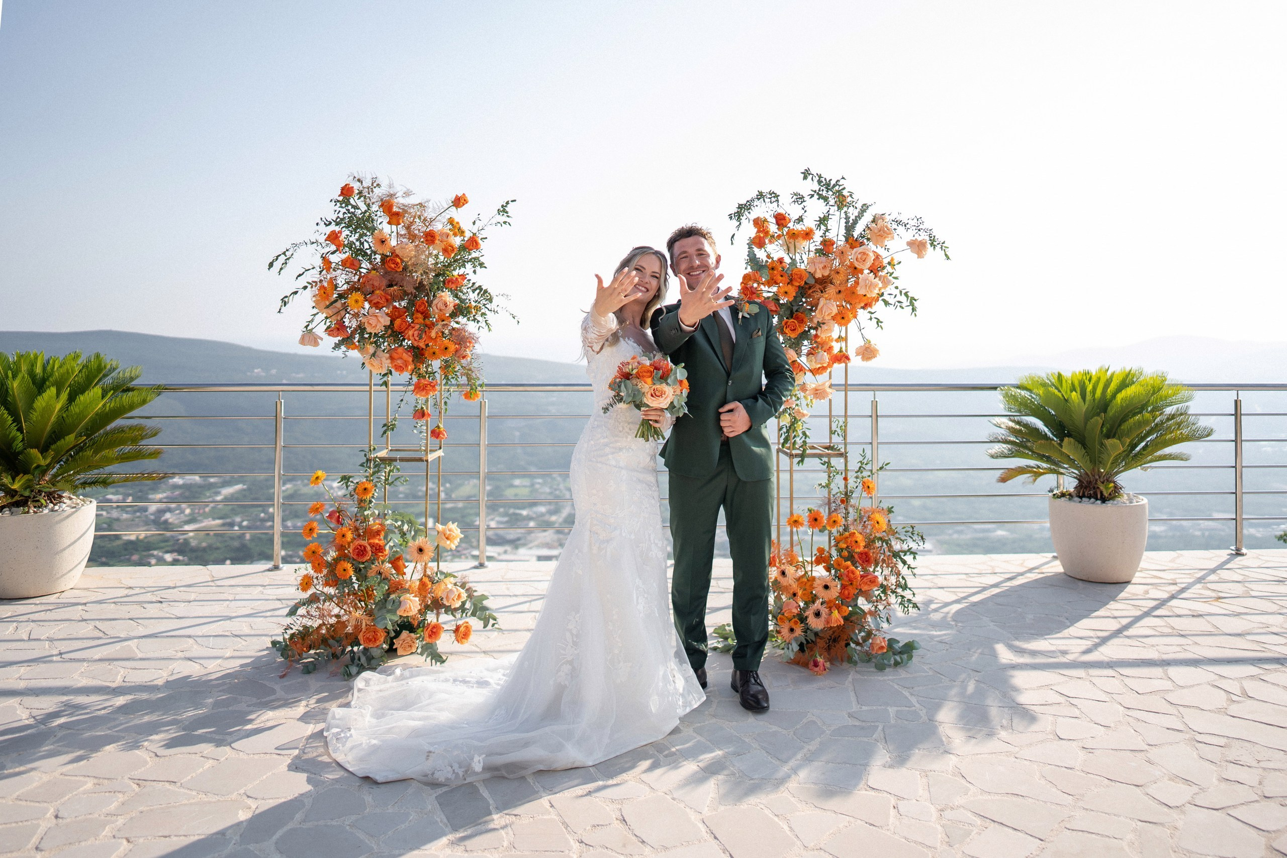 Bryllup i villa Eagle Eye over Kotor i Montenegro