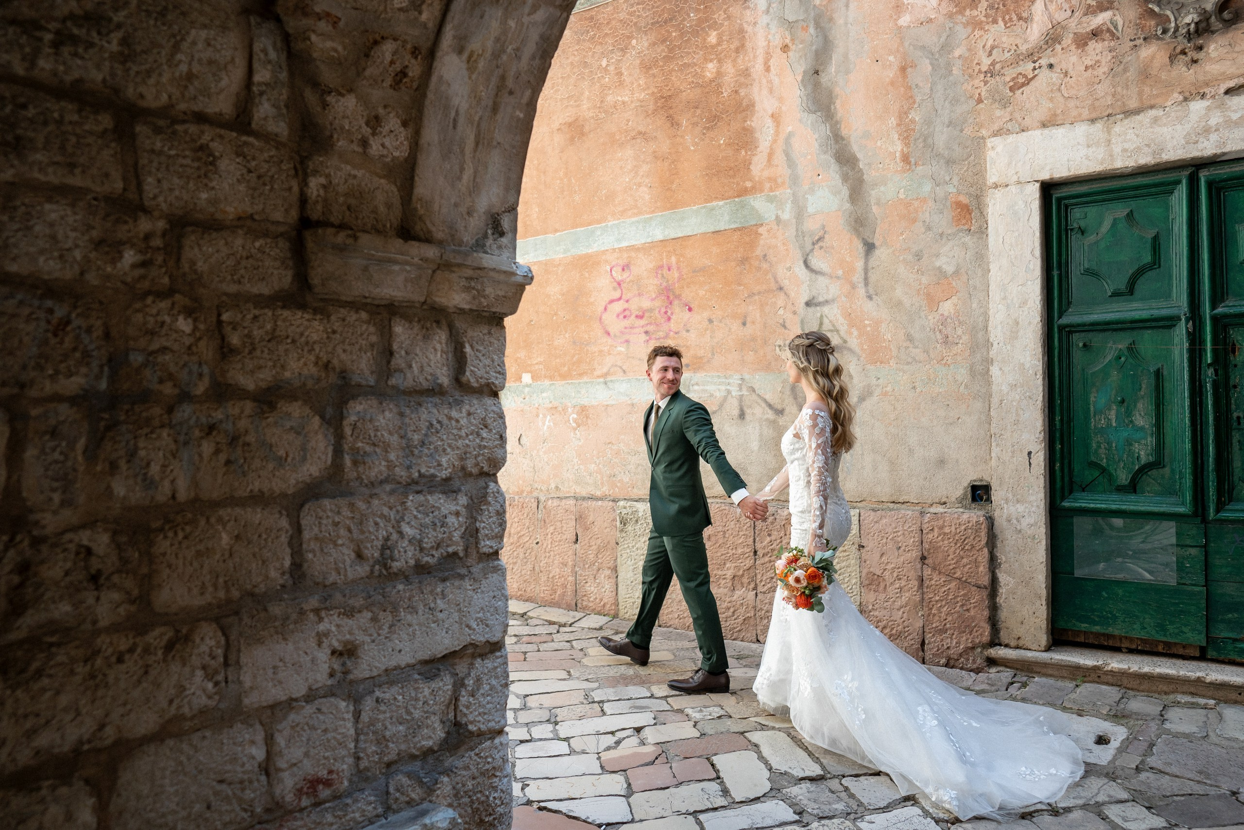 Bryllup i villa Eagle Eye over Kotor i Montenegro
