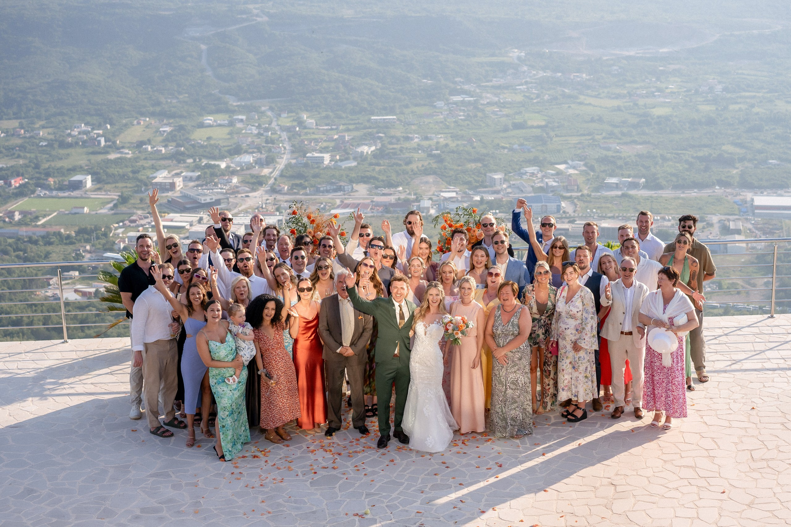 Bryllup i villa Eagle Eye over Kotor i Montenegro