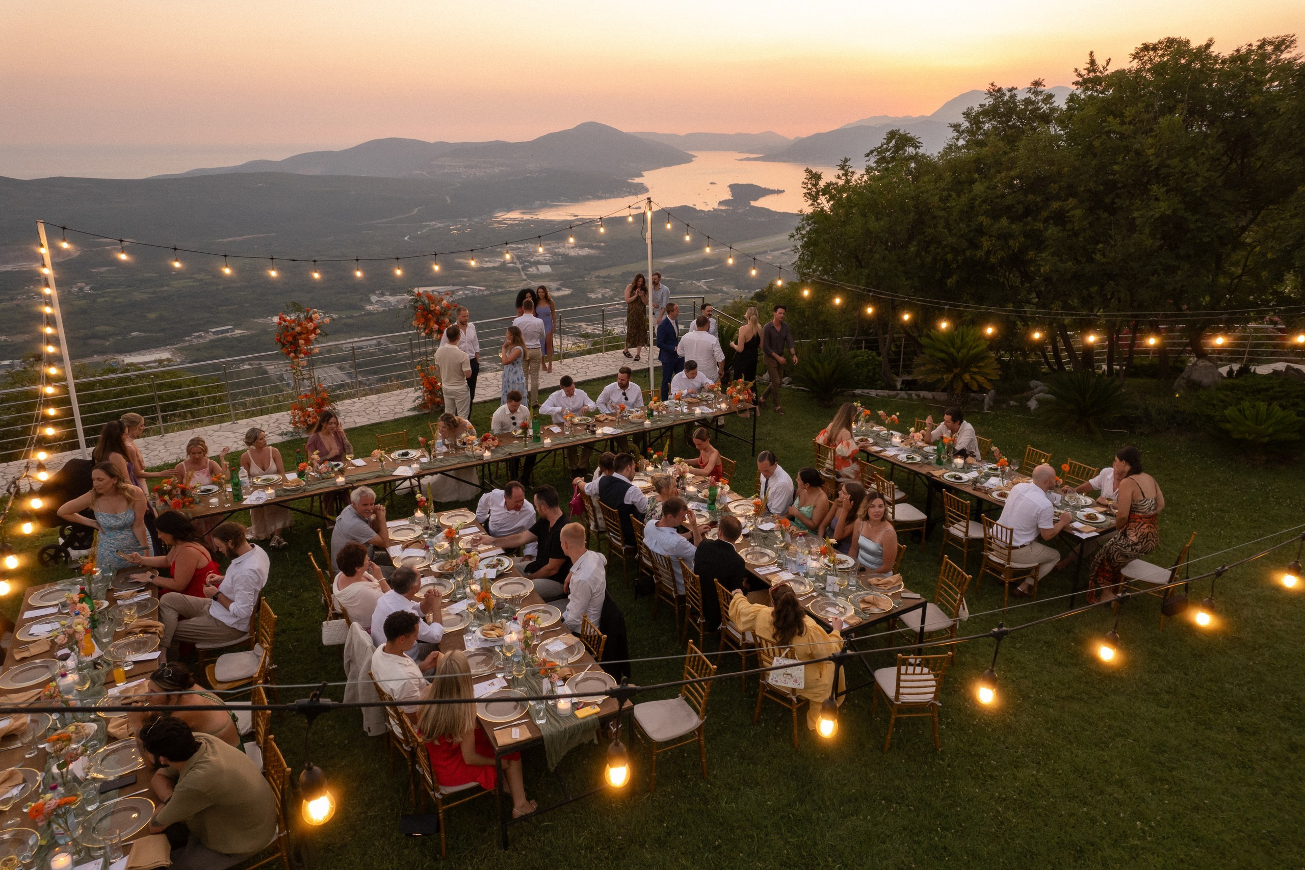 Bryllup i villa Eagle Eye over Kotor i Montenegro
