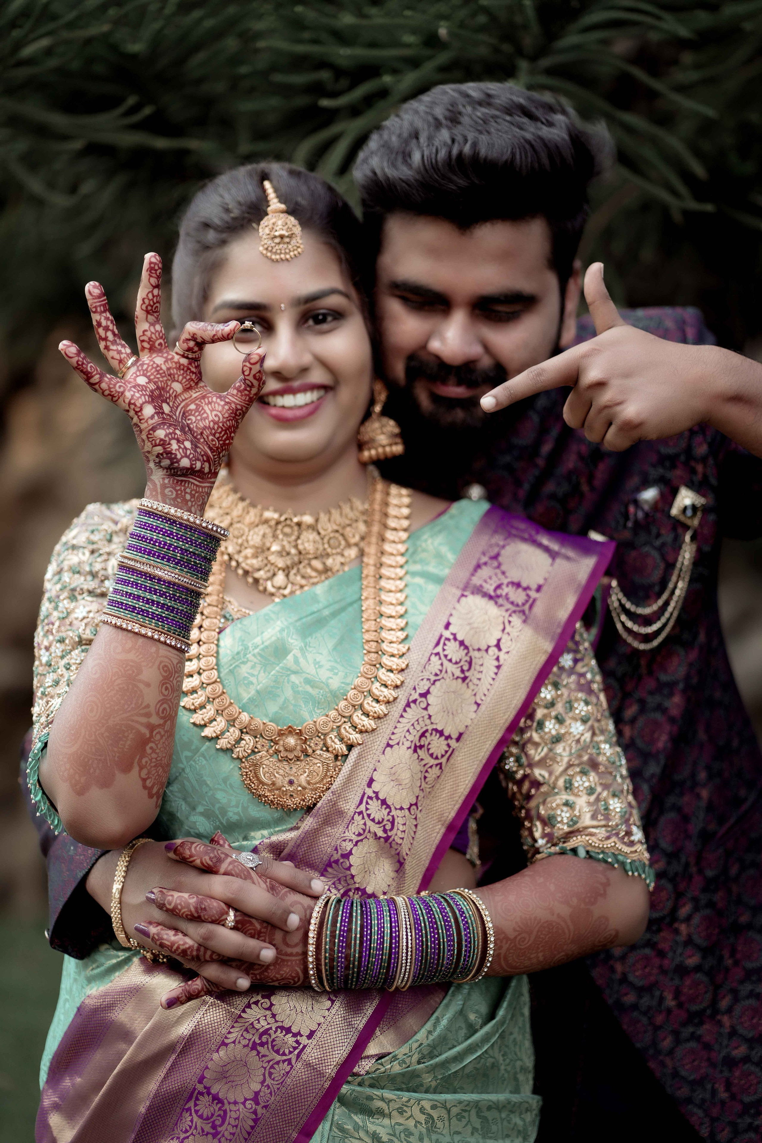 HARSHA & MALINI ENGAGEMENT. NTURE WEDDING
