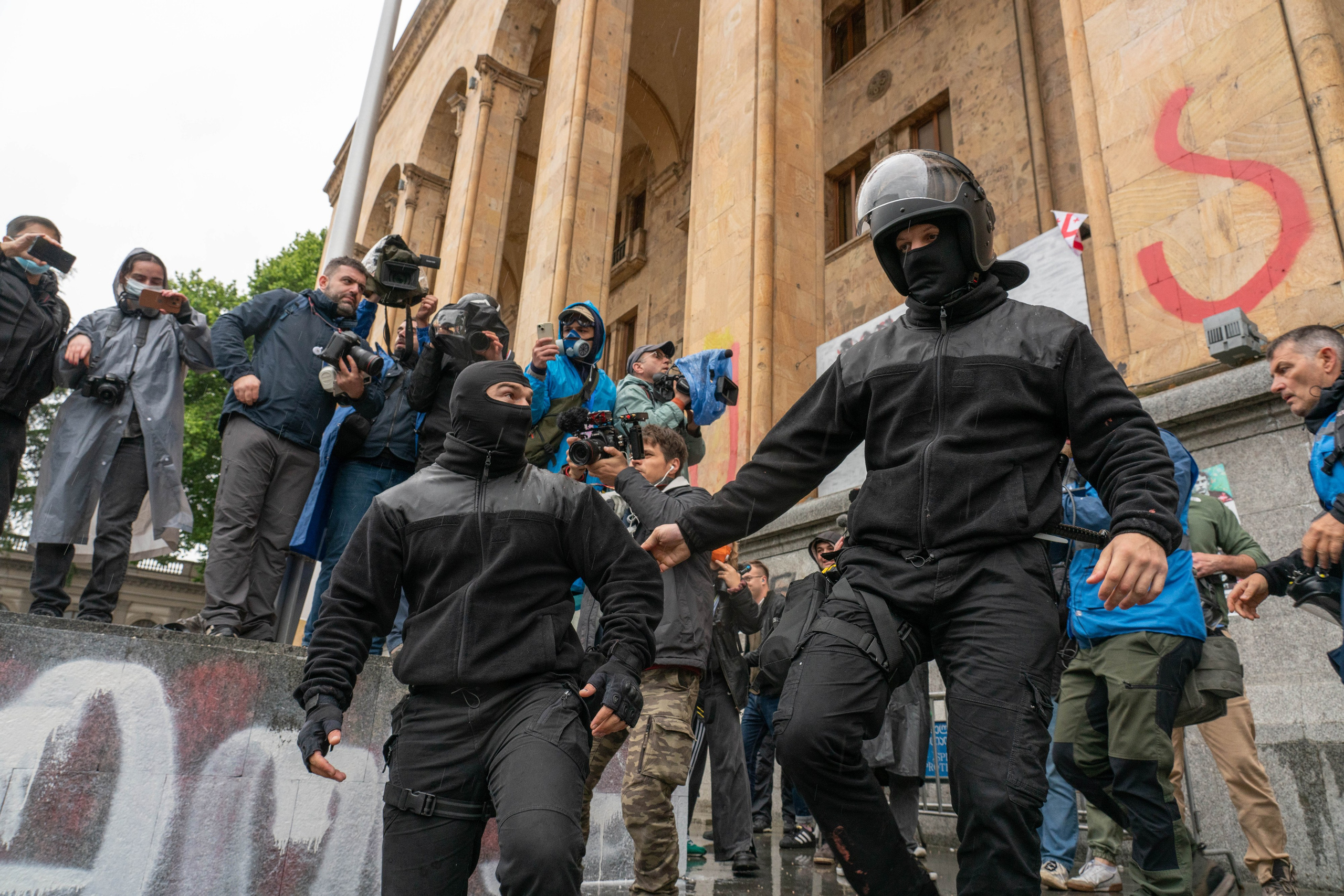 Georgia against the “foreign agents” law. Marina Sycheva