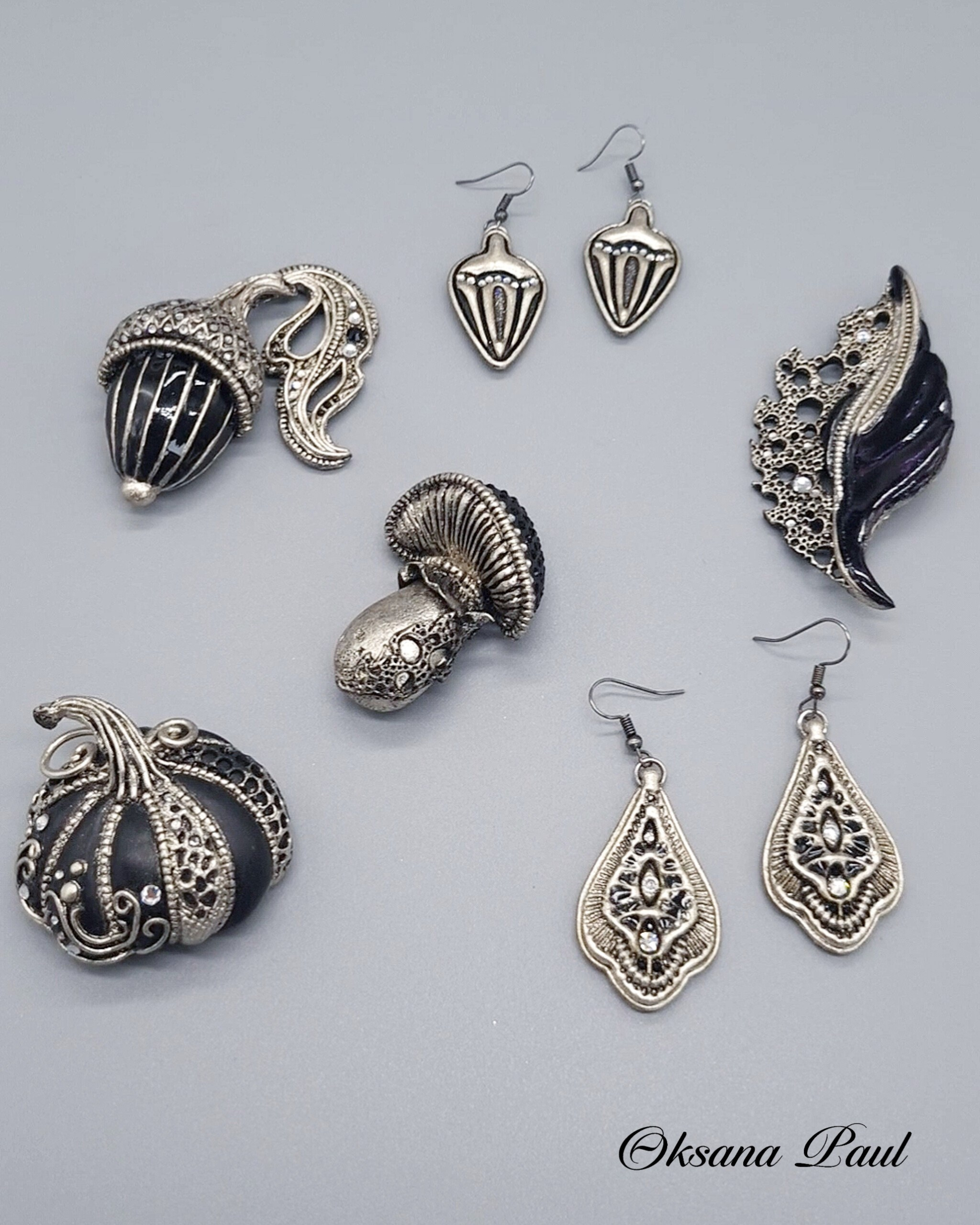 Магия чёрного / Magie des Schwarztons ➜. Oksana Paul-Gardinen-Design Oksana Paul ✧ Art of Gardinen & Textile Design ✧ Polymer Clay Art & Handmade Creatures