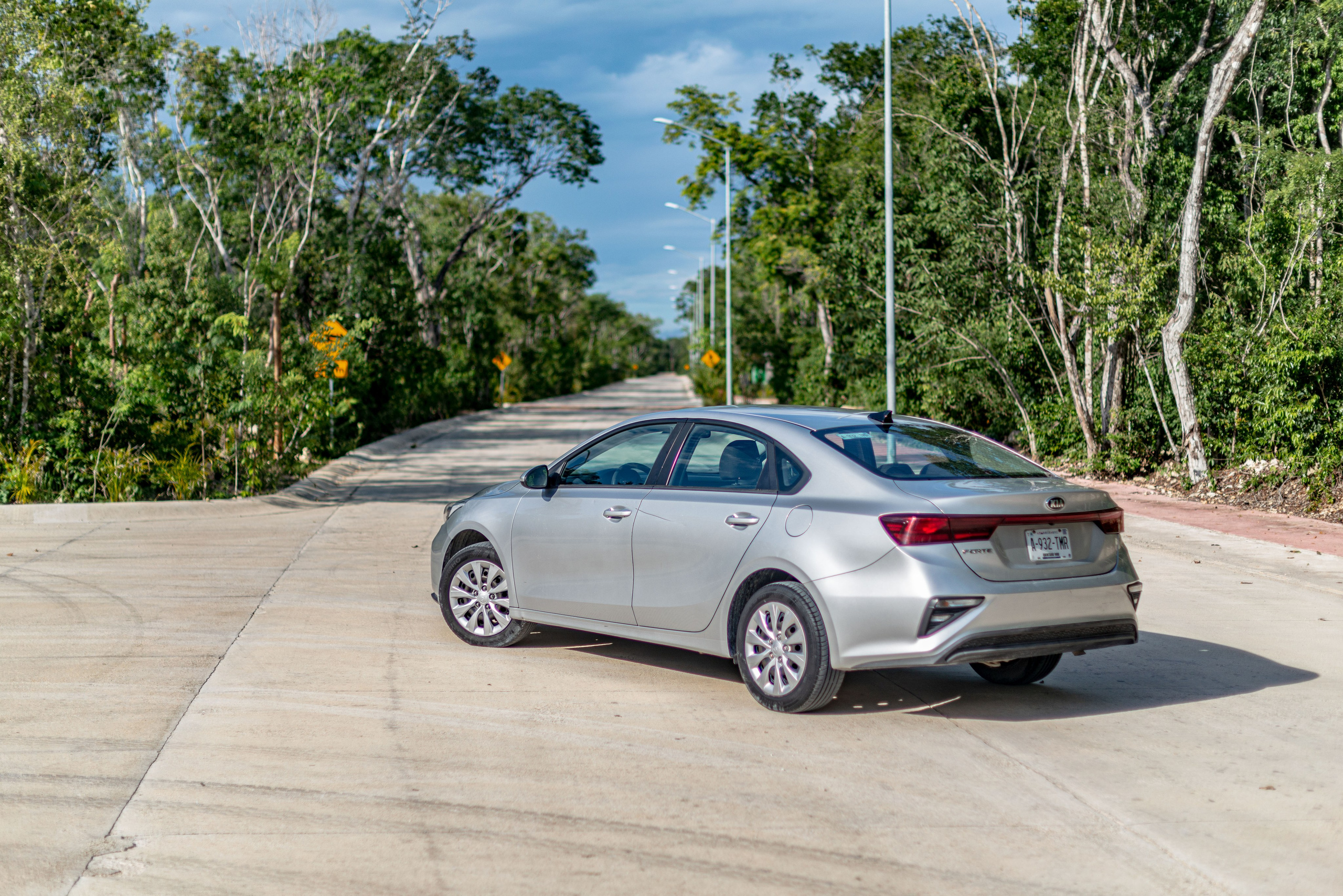 Съемка автомобиля Kia Forte 2019. FOTÓGRAFO MÉXICO QUINTANA ROO