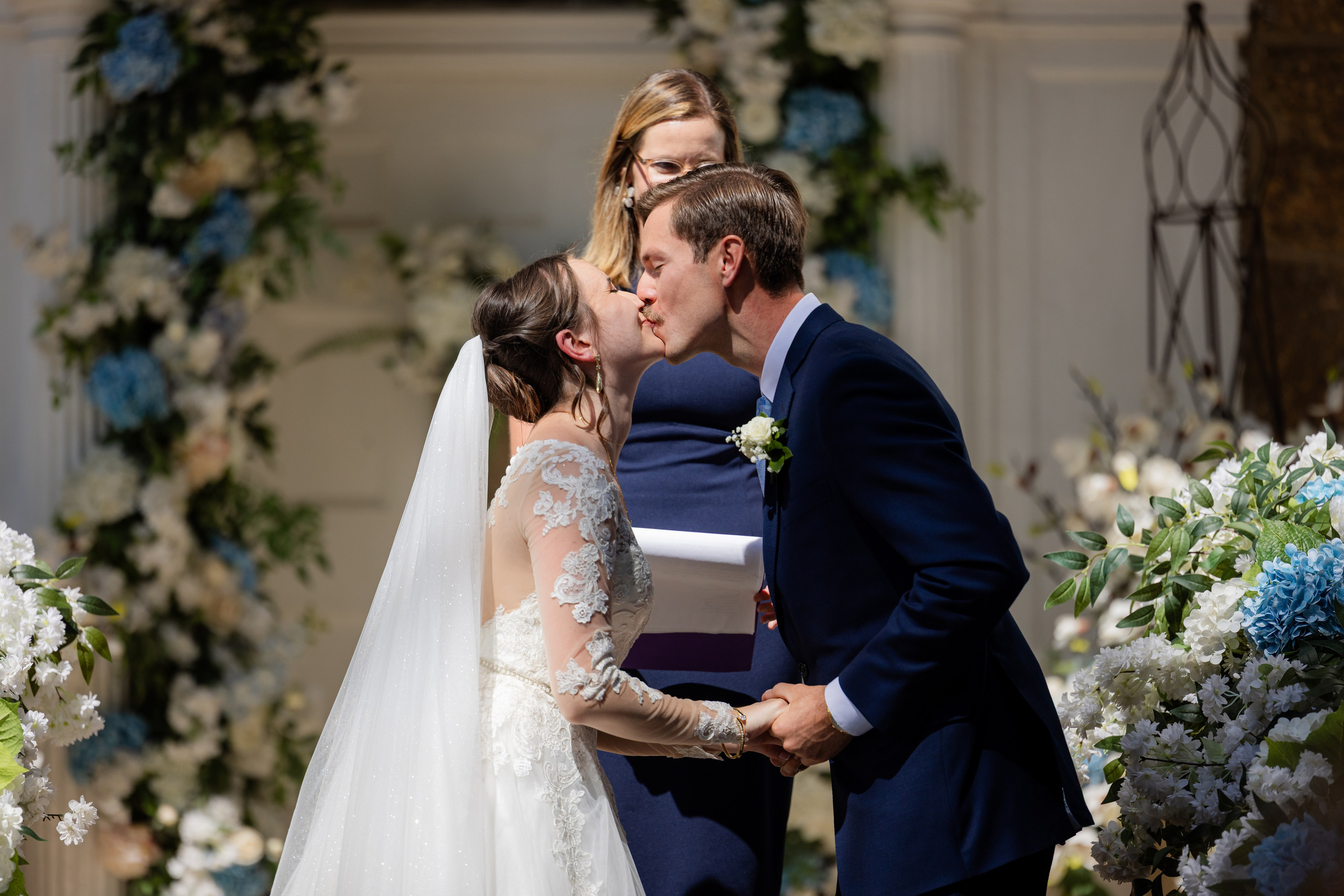 Lester & Annalise’s Romantic Summer Wedding at Gassaway Mansion in Greenville, SC. Wedding and portrait photography in Greenville SC